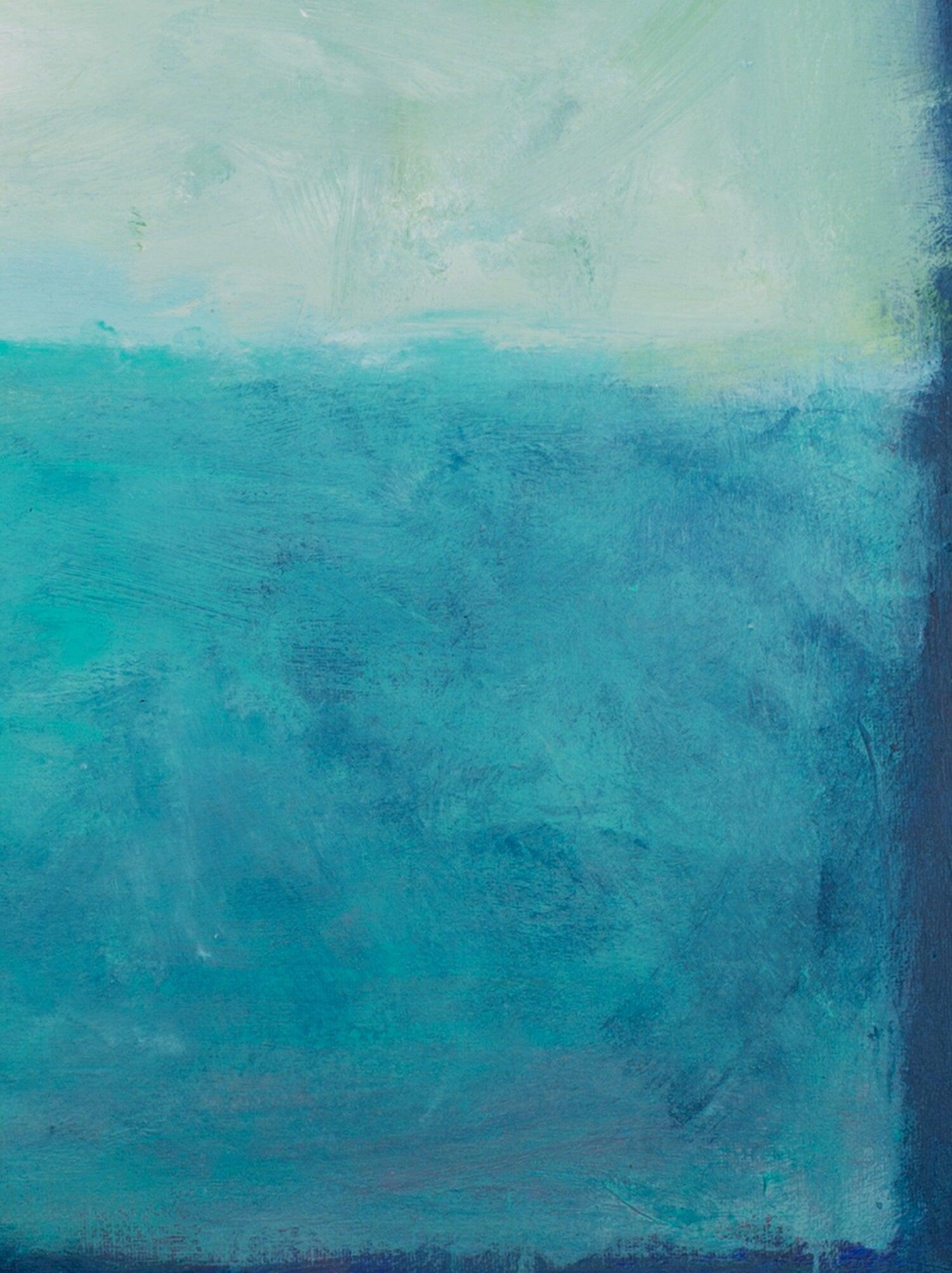 Original Blue Canvas art abstract painting, ocean wall art décor, Abstract Beach Art, Abstract Art Acrylic painting by Camilo Mattis - camilomattis.com