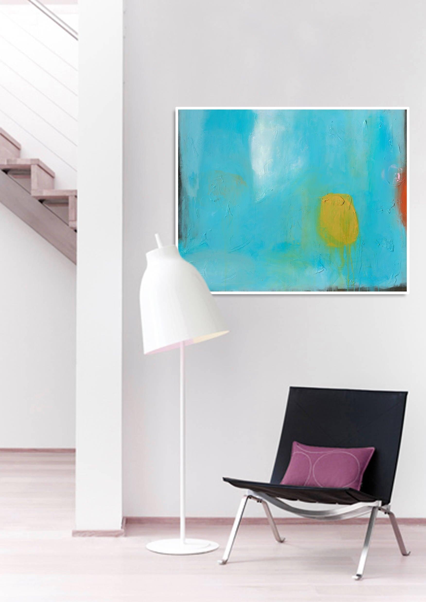 Large wall art, extra large print, Blue Acrylic canvas art Giclee of Original Wall Art, abstract wall art, large abstract art, CamiloMattis - camilomattis.com