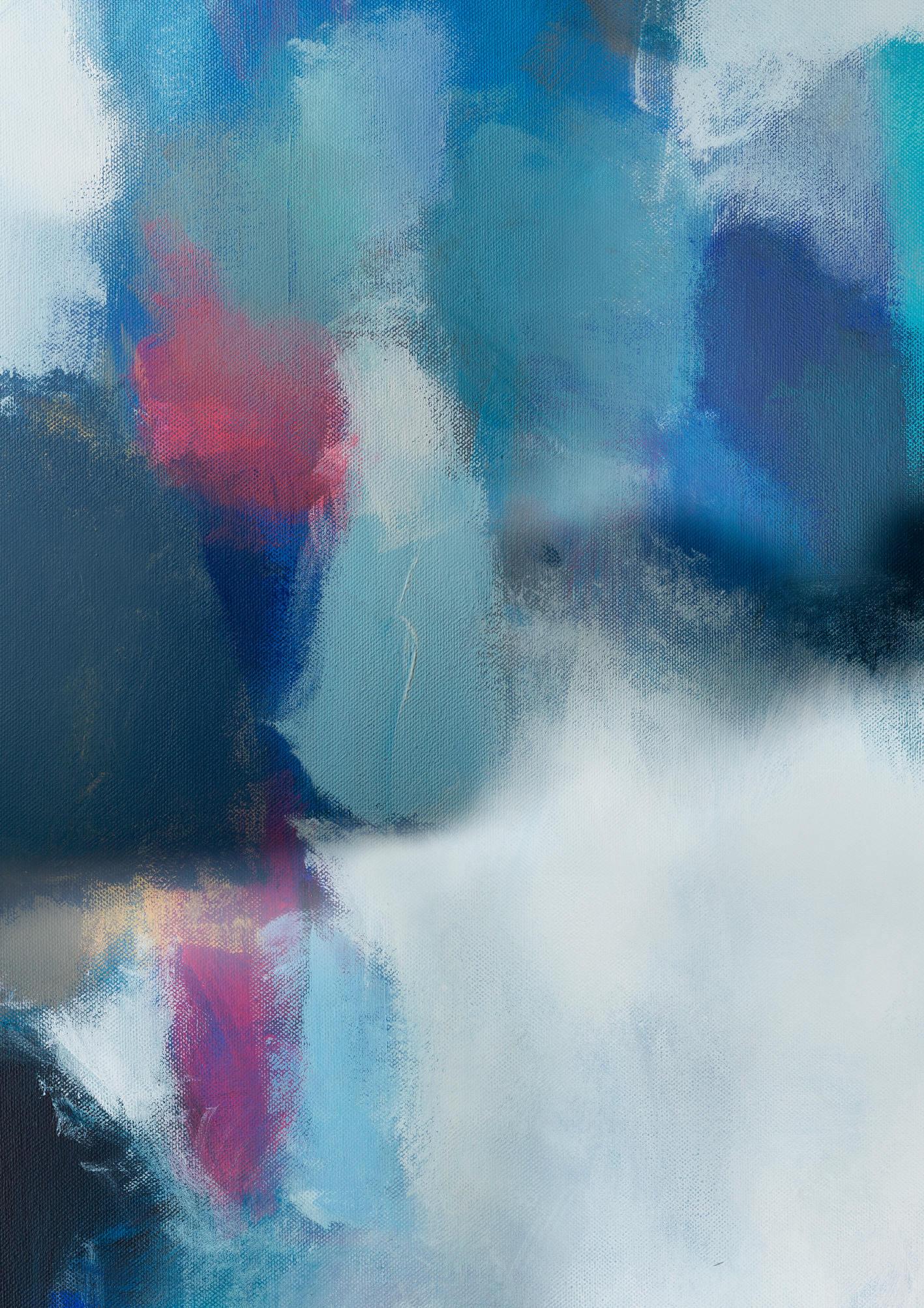 Abstract Art Print, Abstract Giclee Print, Blue And Grey, Modern Art Abstract, Minimalist Painting, Abstract Expressionist Art - camilomattis.com