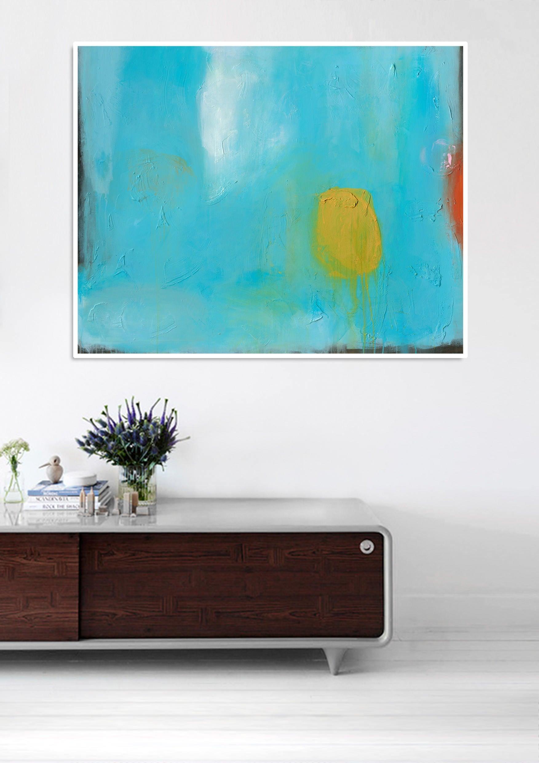 Large wall art, extra large print, Blue Acrylic canvas art Giclee of Original Wall Art, abstract wall art, large abstract art, CamiloMattis - camilomattis.com