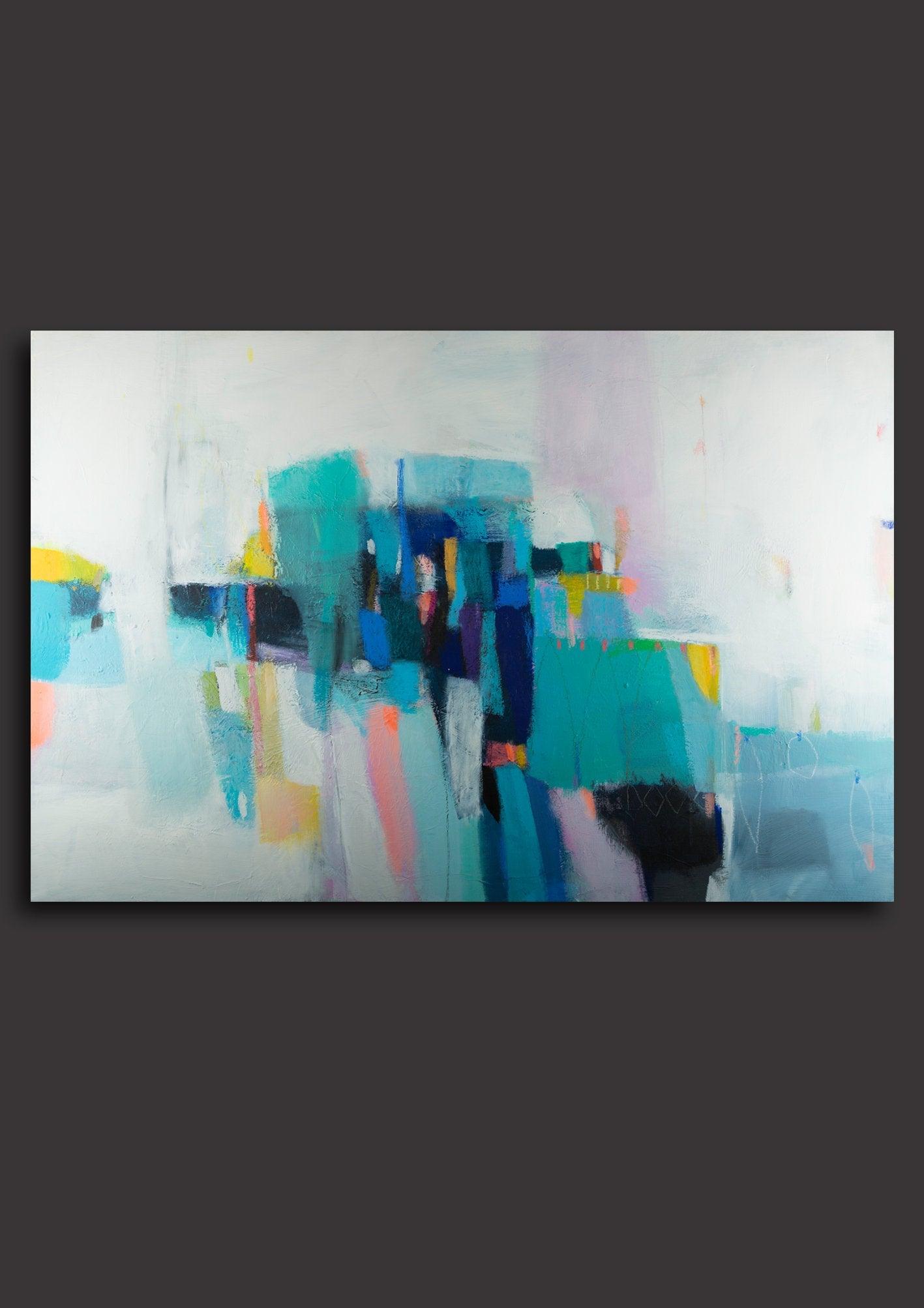 Abstract wall art, abstract painting, large Colorful art, acrylic painting, abstract art, canvas art, wall hanging by Camilo Mattis - camilomattis.com
