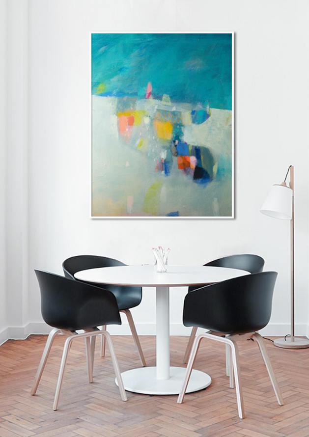 Abstract art print gallery wall prints wall art ocean print by Camilo Mattis - camilomattis.com