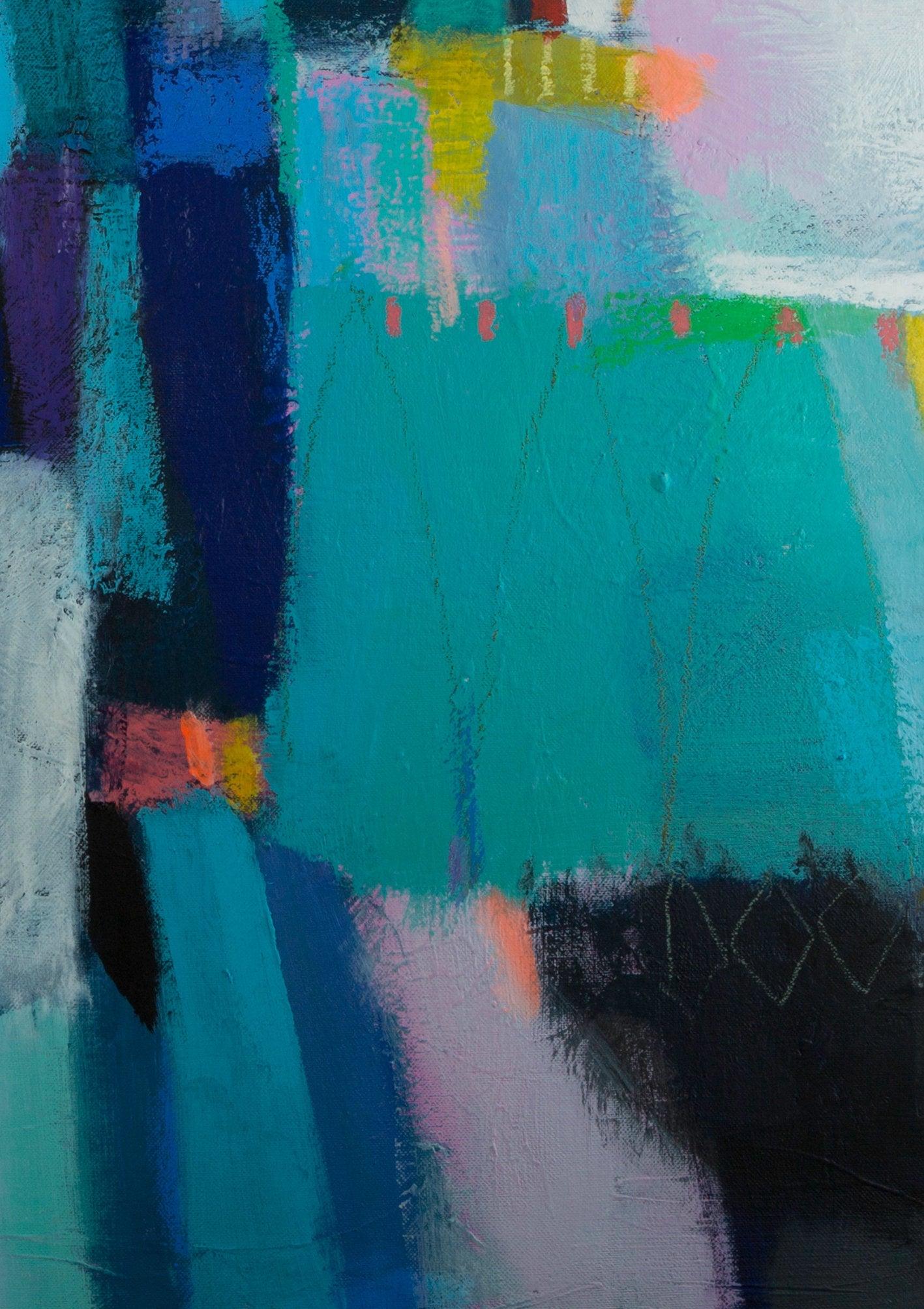 Abstract wall art, abstract painting, large Colorful art, acrylic painting, abstract art, canvas art, wall hanging by Camilo Mattis - camilomattis.com