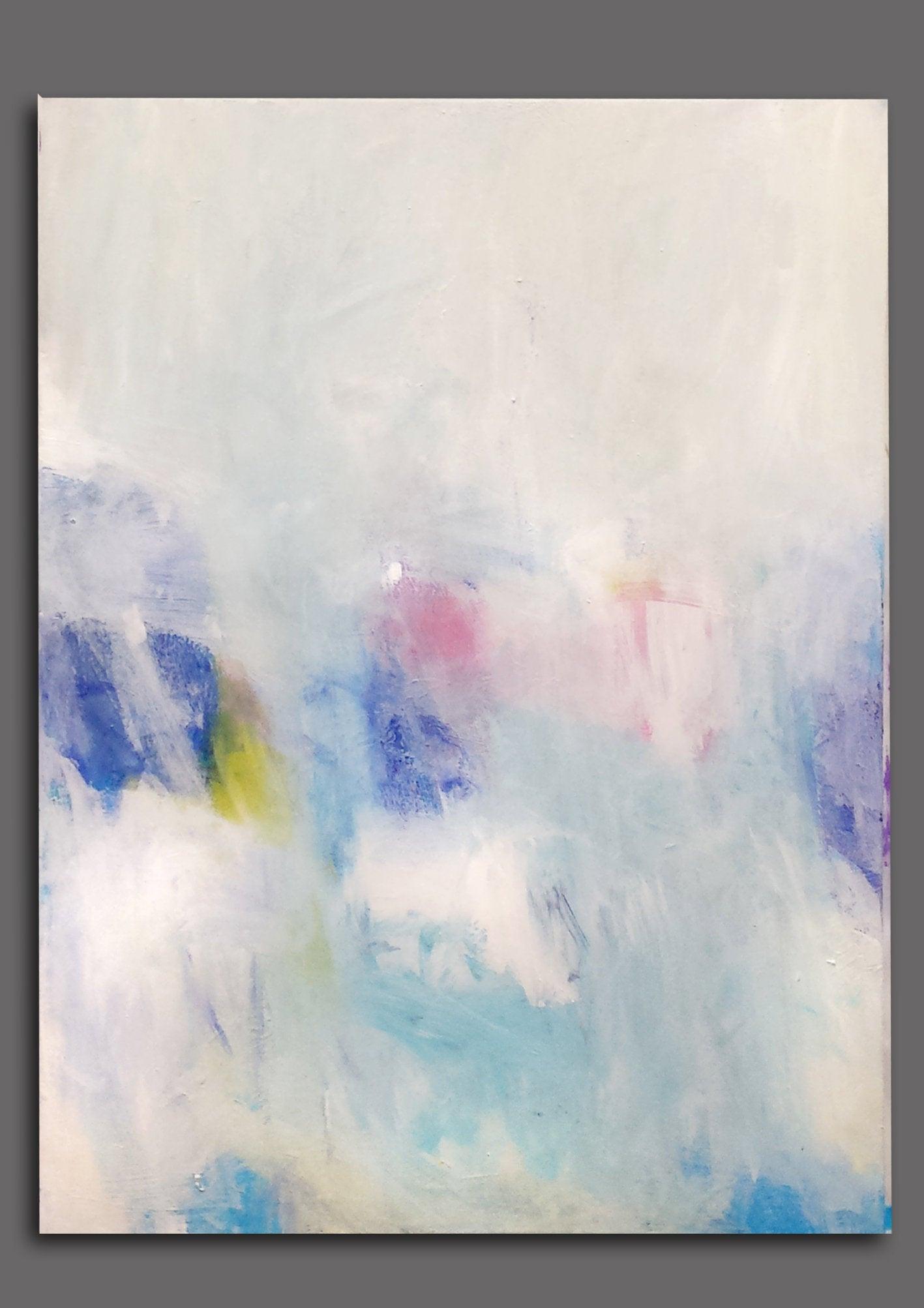 Wall art set of 2 prints, white abstract art, Bedroom prints set, Modern white set of paintings, living room wall art - camilomattis.com
