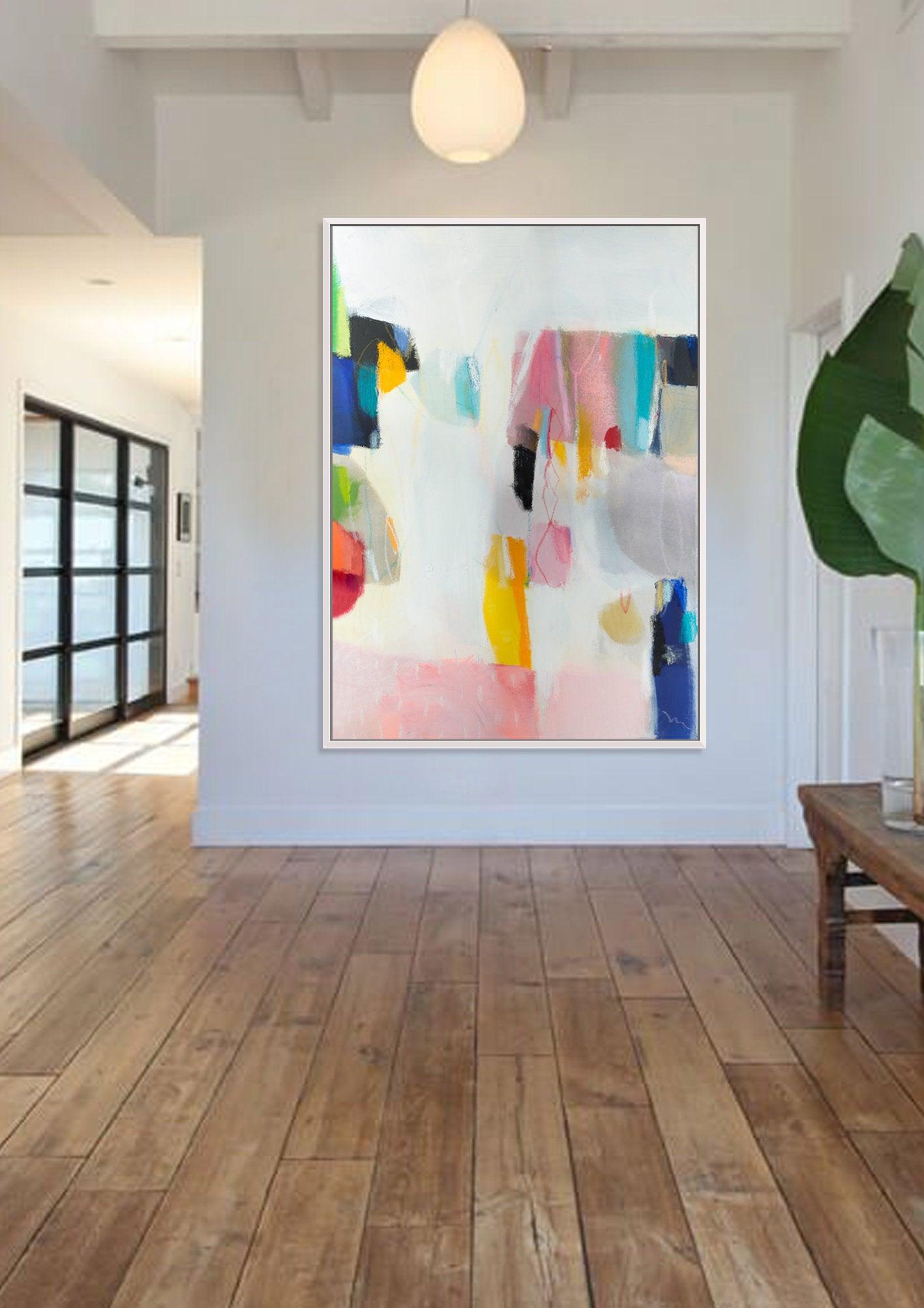 Wall art print living room decor abstract giclee abstract wall art canvas print by Camilo Mattis - camilomattis.com