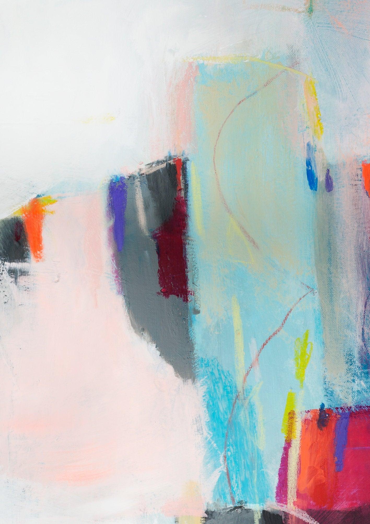 Red wall art Abstract Painting Modern Art print Art Colorful giclee print Extra Large Abstract Art Large Painting XL Art - camilomattis.com