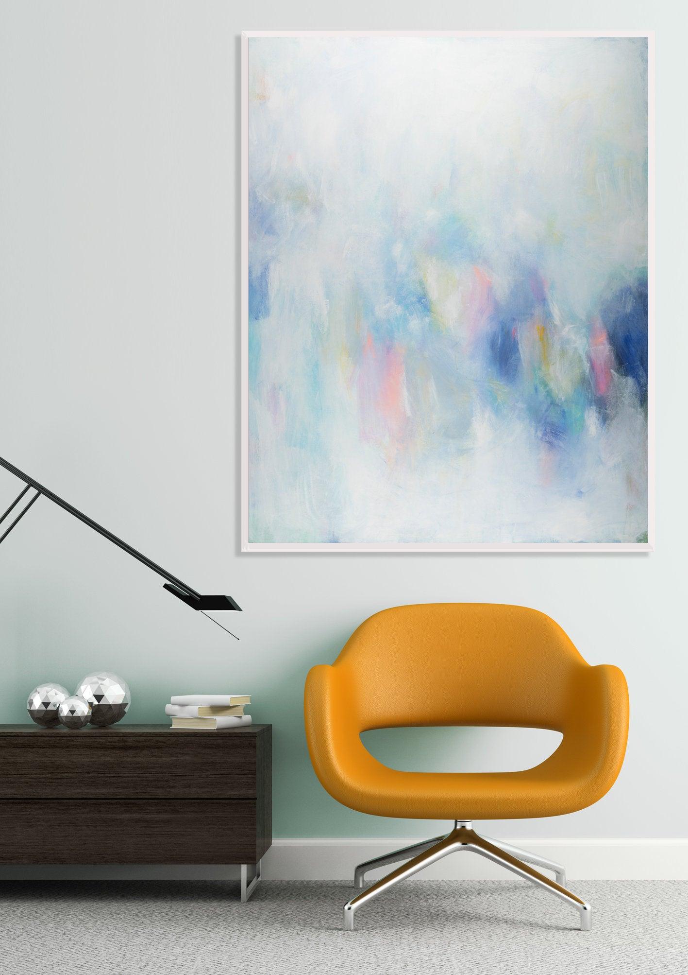 Extra large wall art, Abstract art print, canvas print, office print wall art, landscape art by CamiloMattis - camilomattis.com