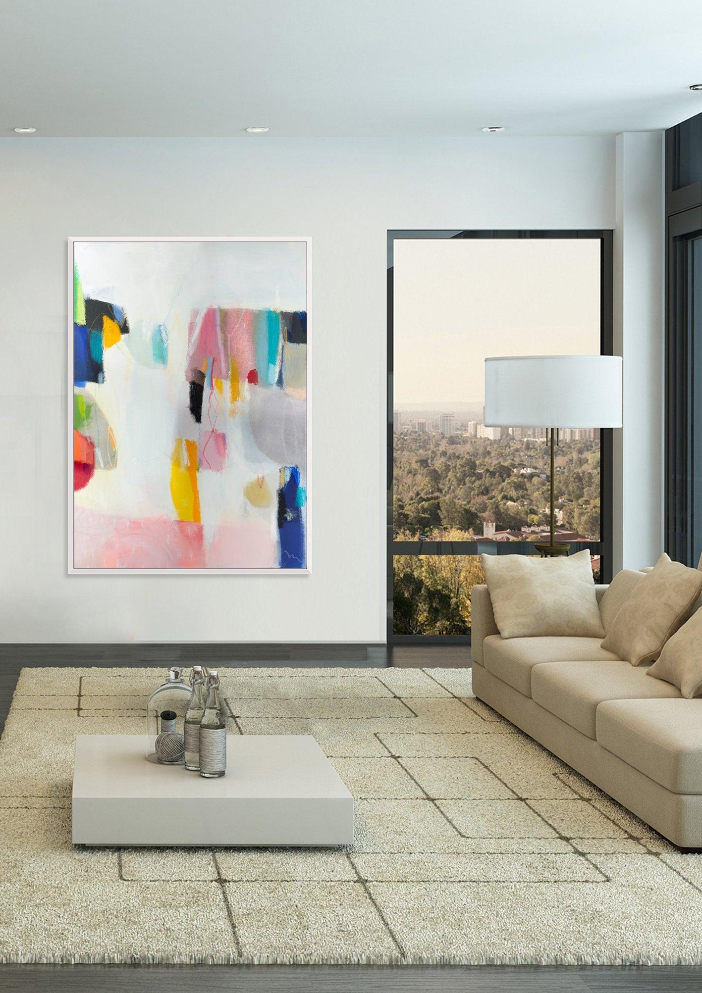 Wall art print living room decor abstract giclee abstract wall art canvas print by Camilo Mattis - camilomattis.com