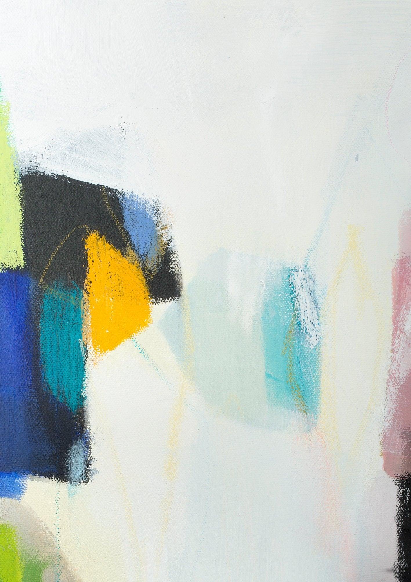 Abstract art print, modern landscape, Print on Canvas, colorful, Art Print for living Room, abstract Giclee print, abstract painting - camilomattis.com