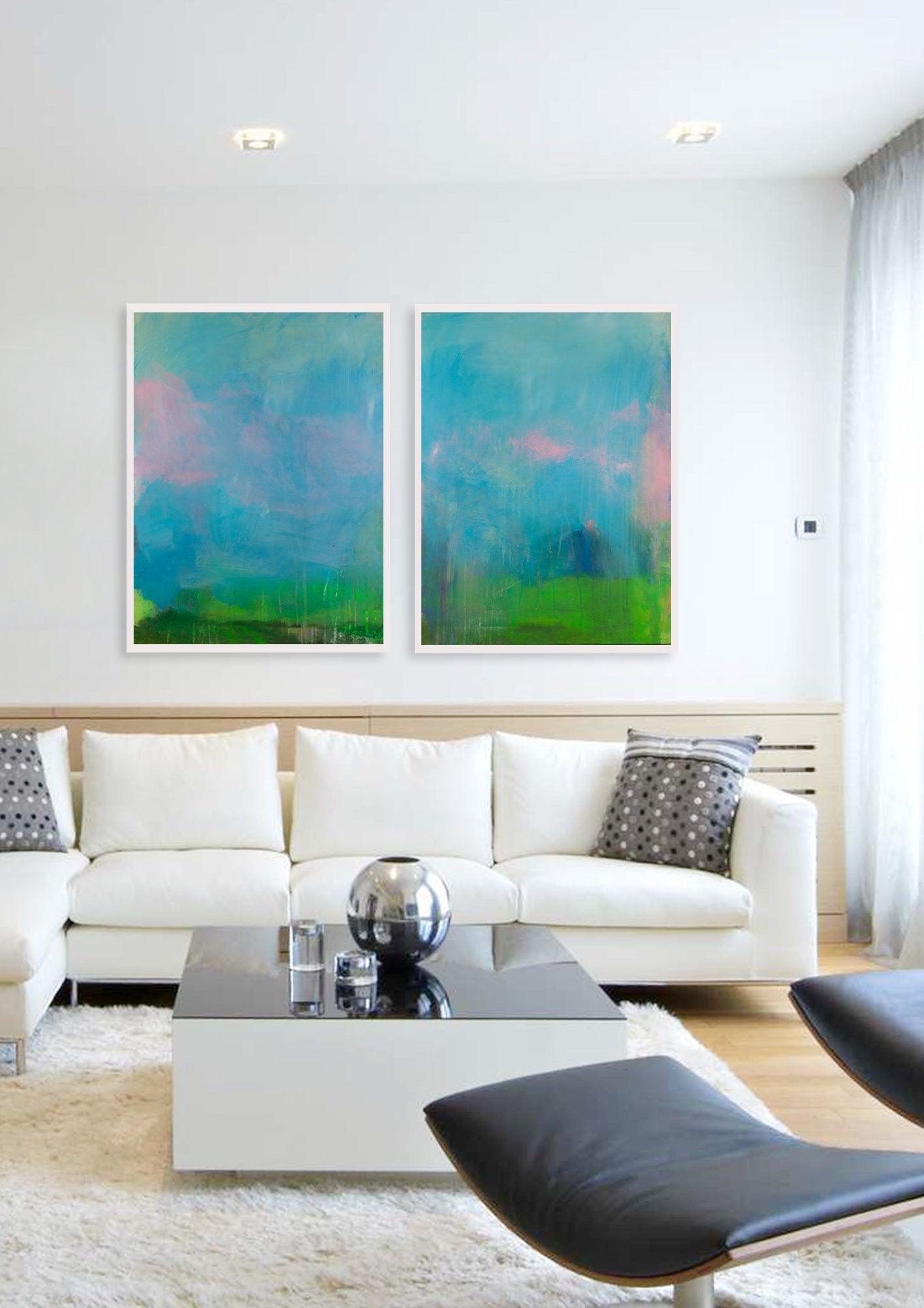 Wall art set landscape art Large modern prints, extra large wall art, painting prints large canvas art - camilomattis.com