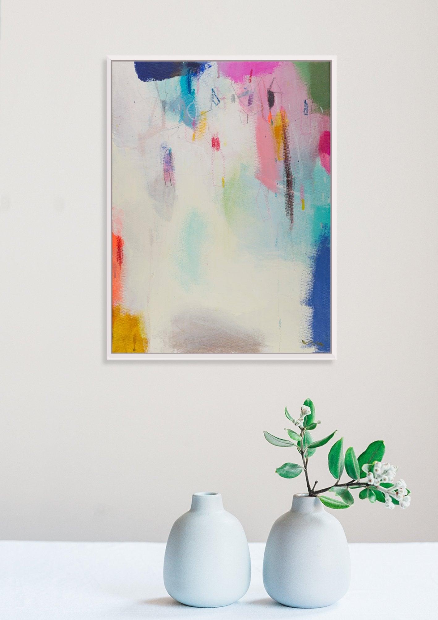 Original abstract art, abstract wall art, Abstract Painting, Colorful Wall art, original art abstract by Camilo Mattis - camilomattis.com