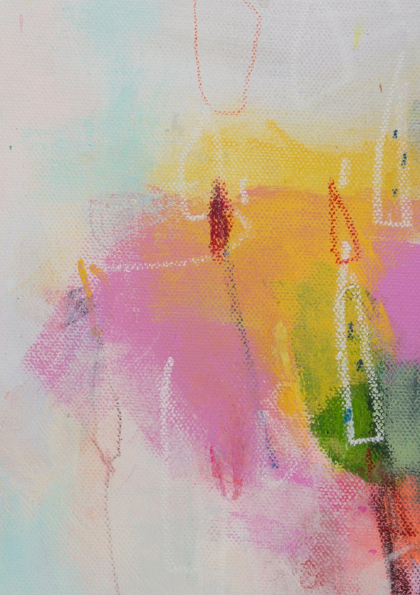 Abstract painting, original art, colorful painting, contemporary art, geometric art, by Camilo Mattis - camilomattis.com