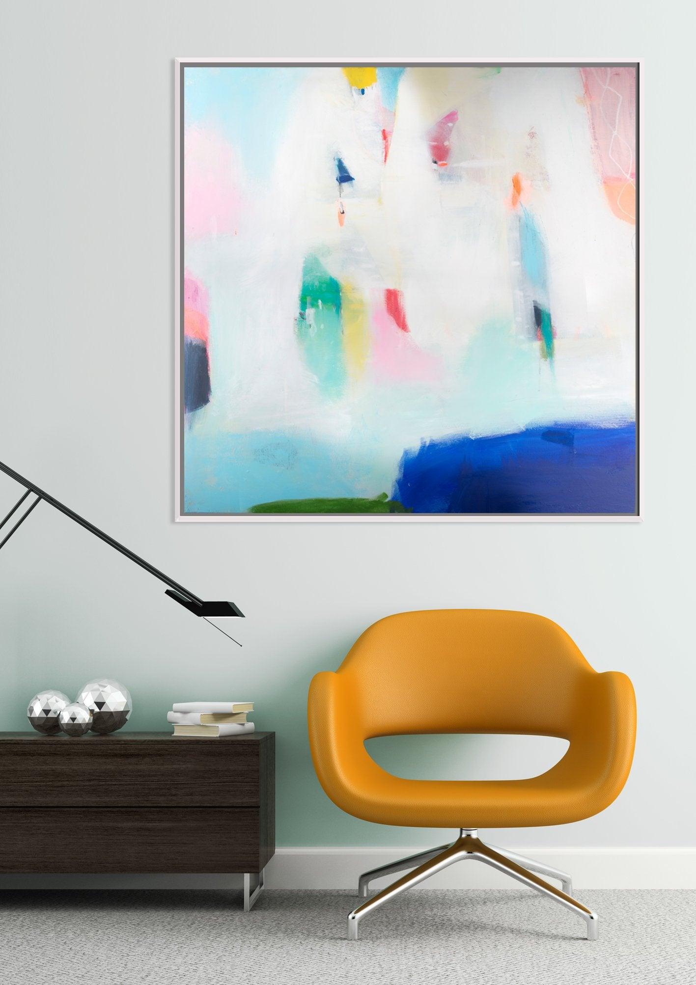 Abstract art print Large Wall Art pink abstract print minimalist wall art print gallery wall print by Camilo Mattis - camilomattis.com