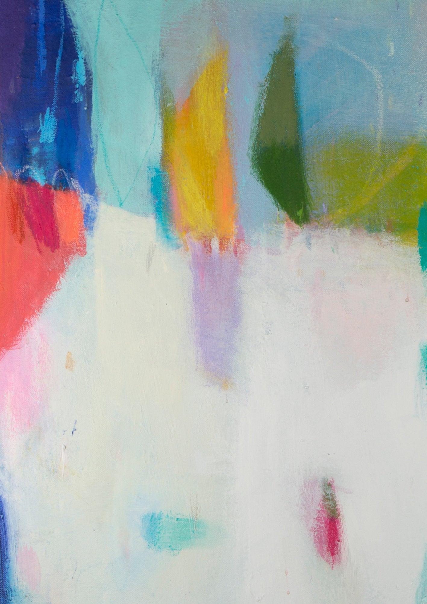 Abstract print, large modern wall art, abstract painting print, colorful decor, living room wall art, Camilo Mattis - camilomattis.com