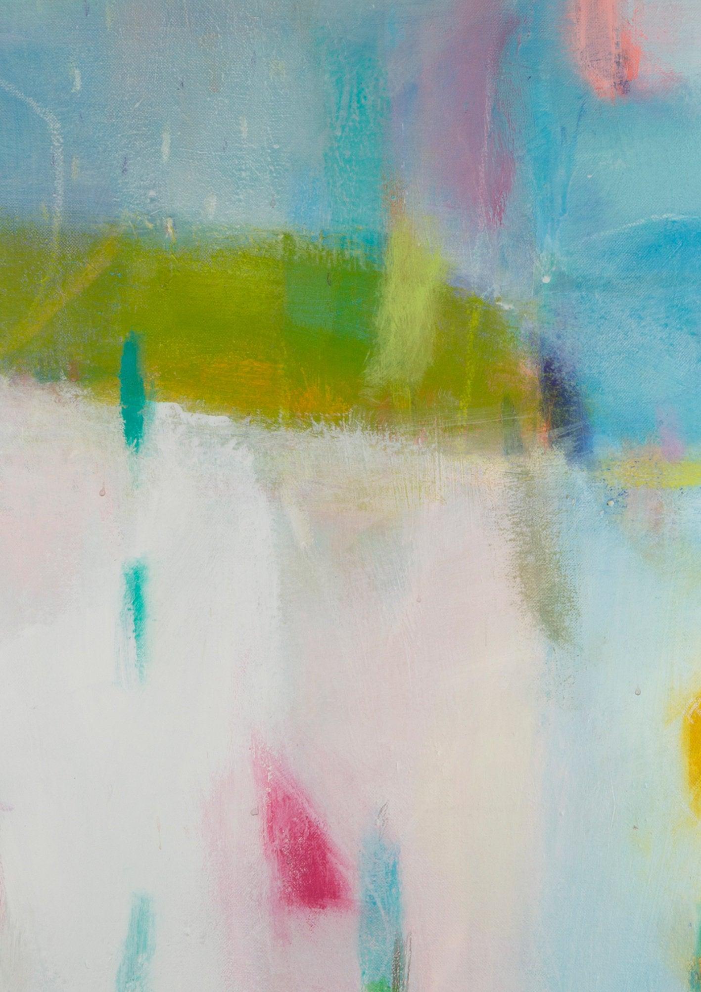 Abstract print, large modern wall art, abstract painting print, colorful decor, living room wall art, Camilo Mattis - camilomattis.com