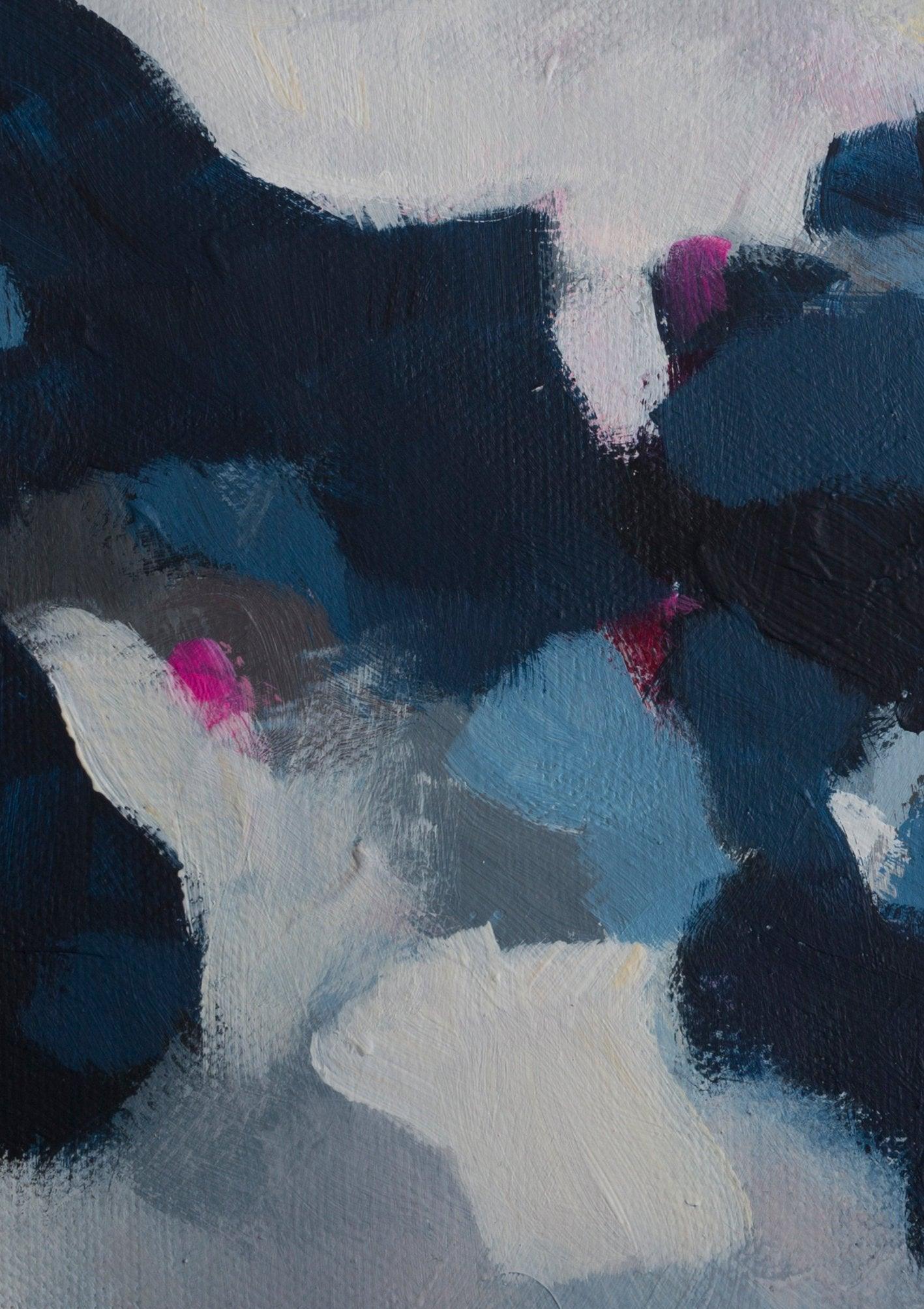Painting abstract, painting on canvas, Black and white Abstract Painting, Small Abstract, Abstract Painting by Camilo Mattis - camilomattis.com