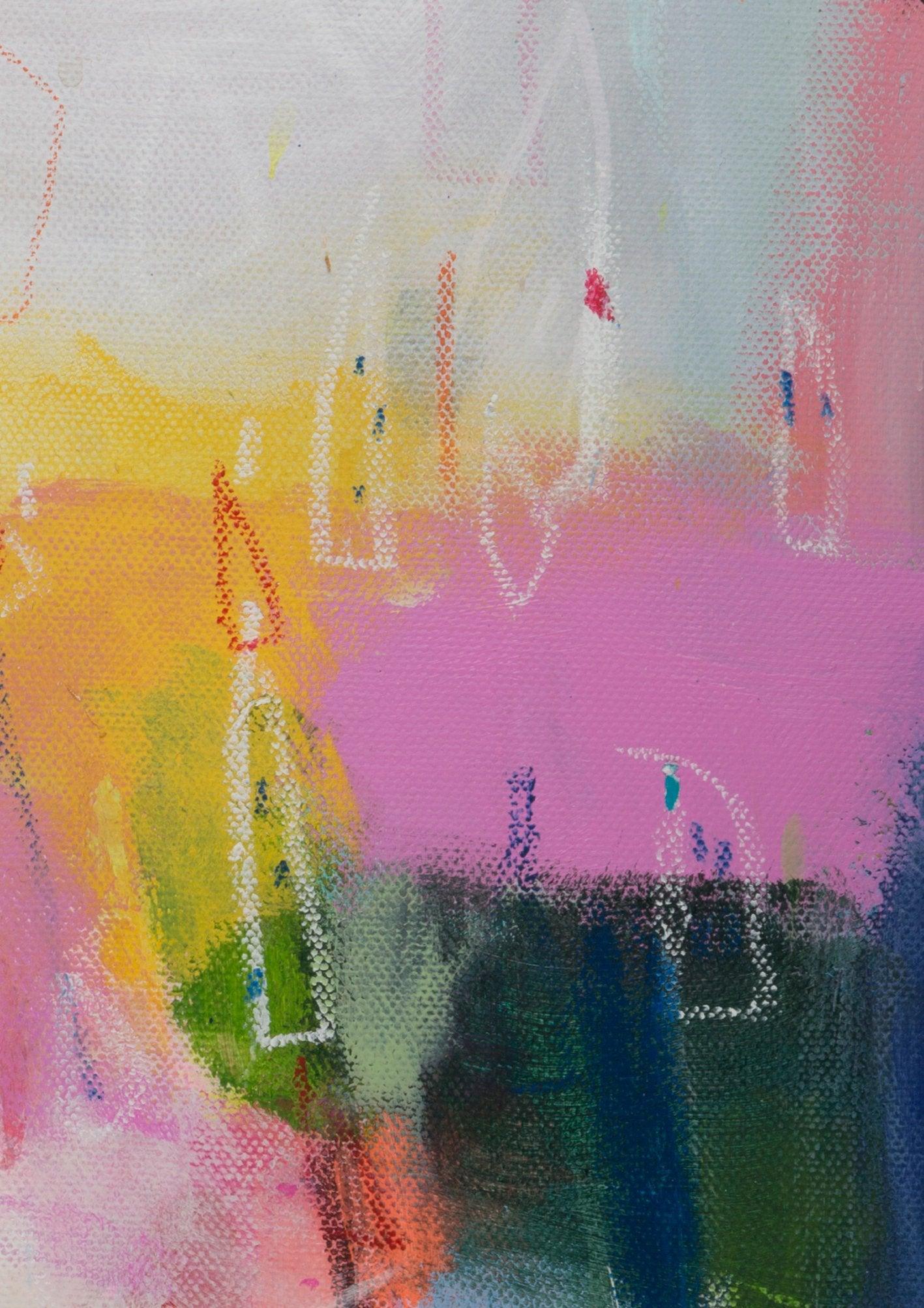 Abstract painting, original art, colorful painting, contemporary art, geometric art, by Camilo Mattis - camilomattis.com