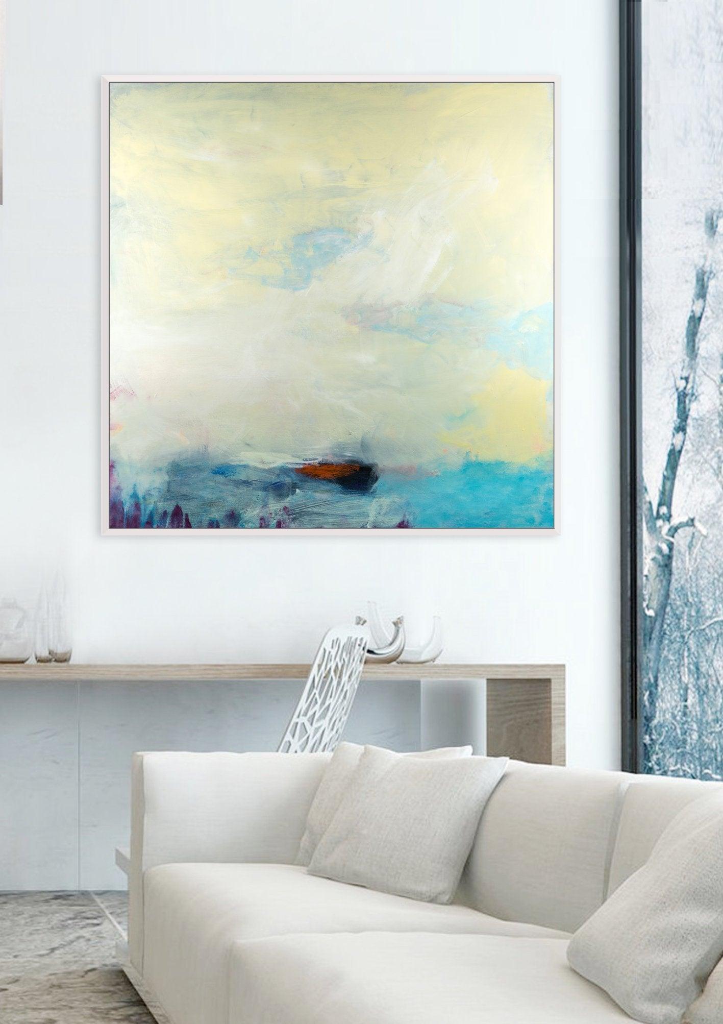Extra large abstract painting, modern abstract colorful painting, original acrylic abstract art, abstract modern wall art - camilomattis.com