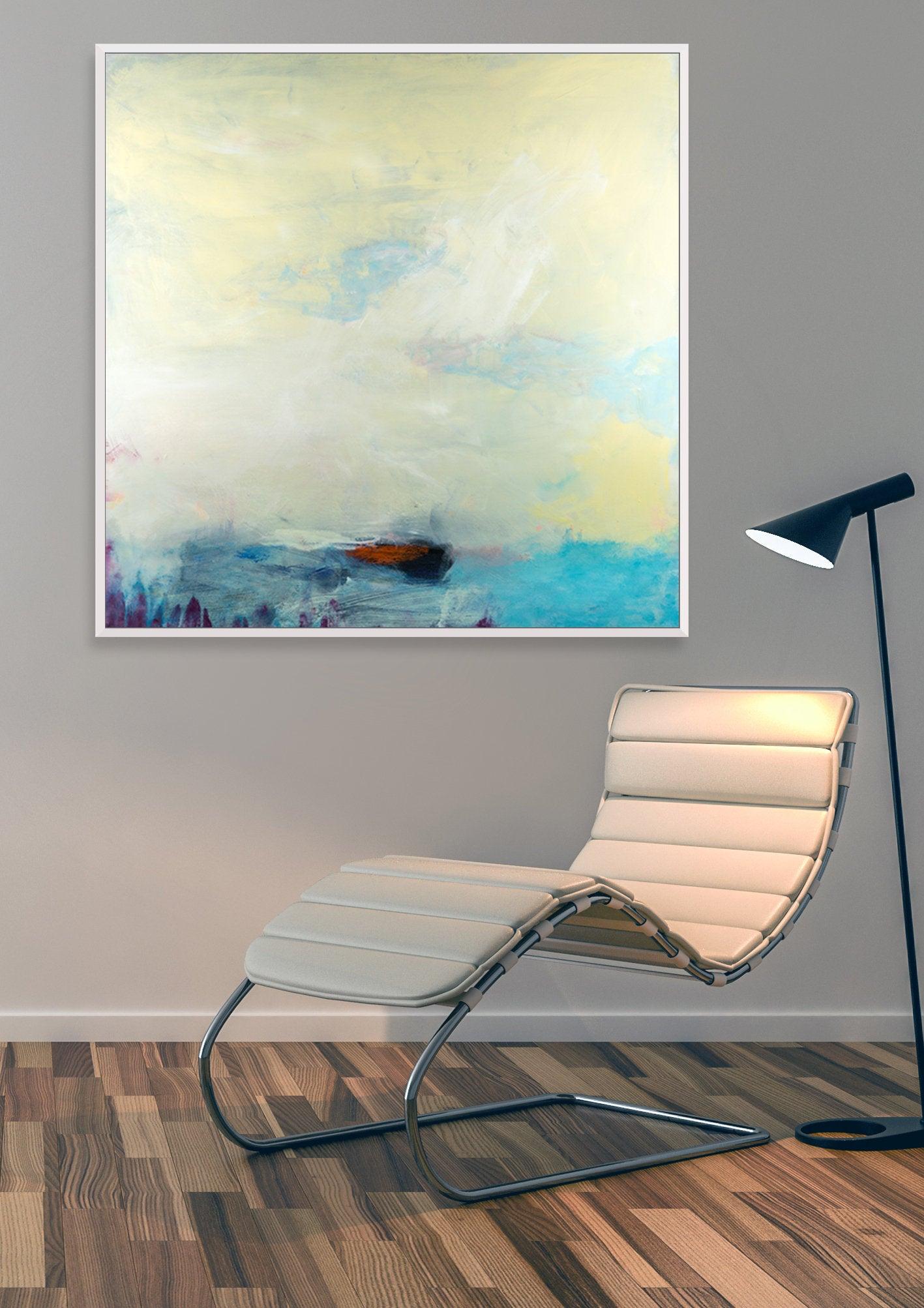 Extra large abstract painting, modern abstract colorful painting, original acrylic abstract art, abstract modern wall art - camilomattis.com