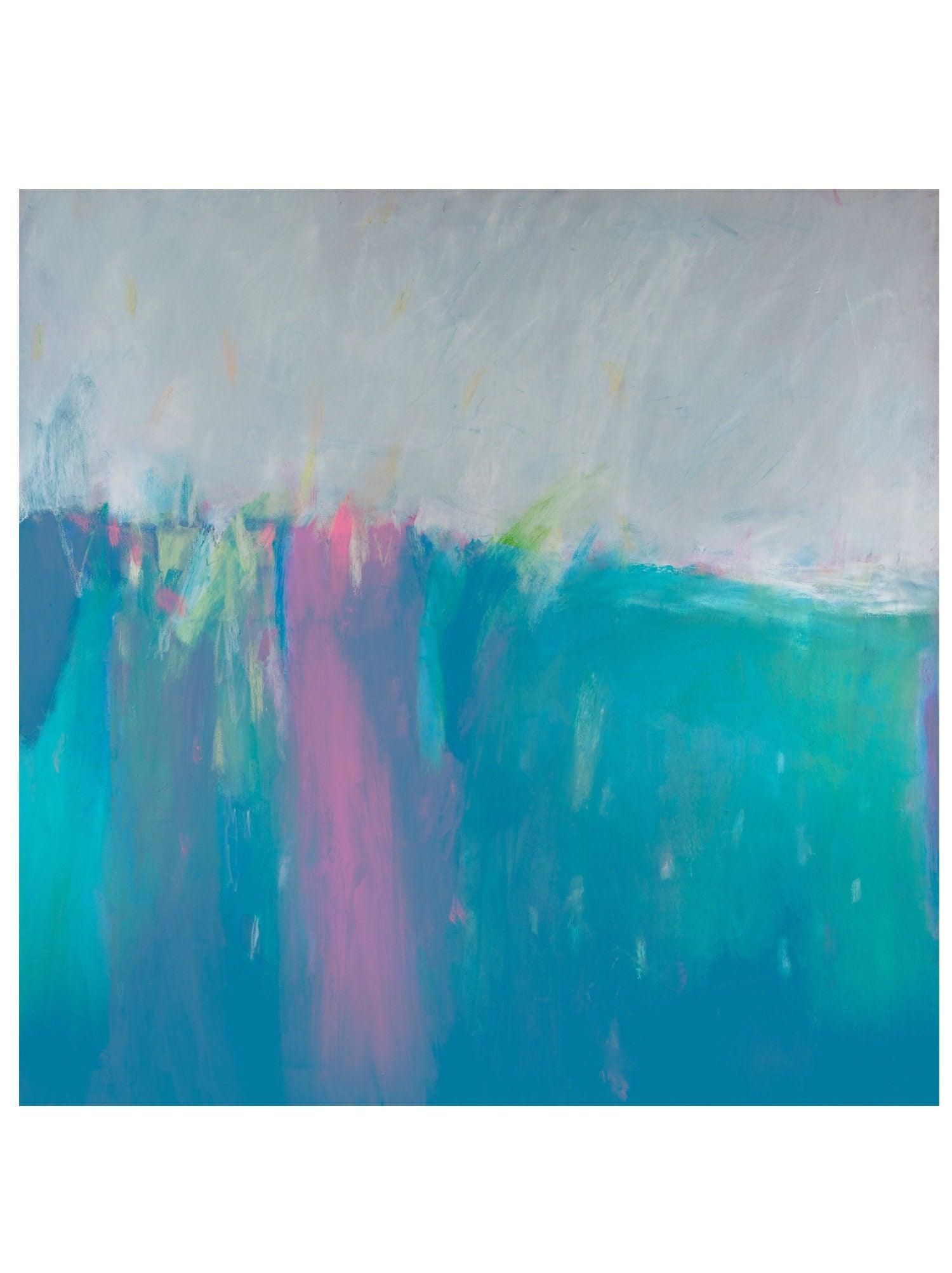 Blue original art, abstract painting, original modern art, large wall art by Camilo Mattis