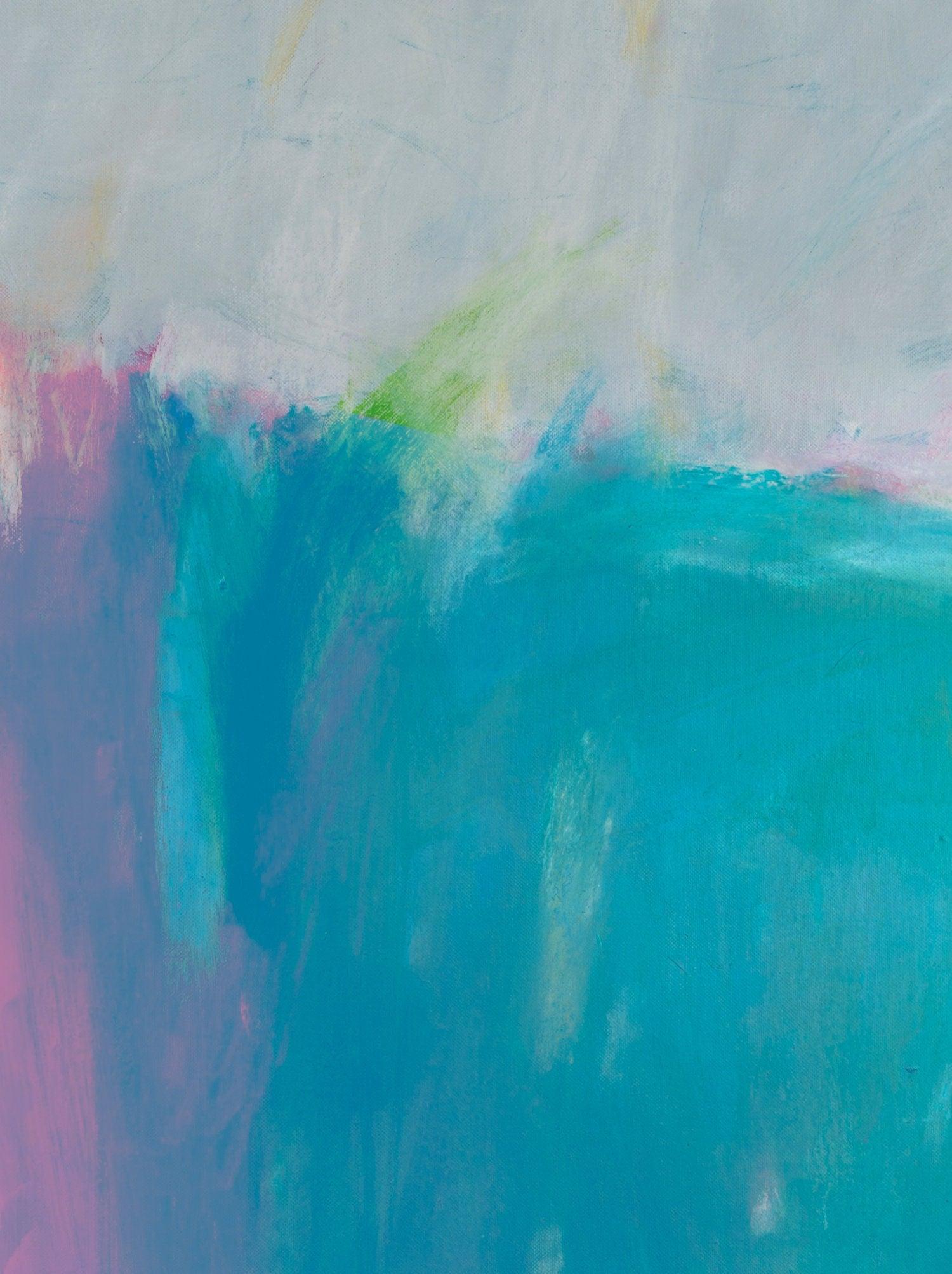 Blue original art, abstract painting, original modern art, large wall art by Camilo Mattis