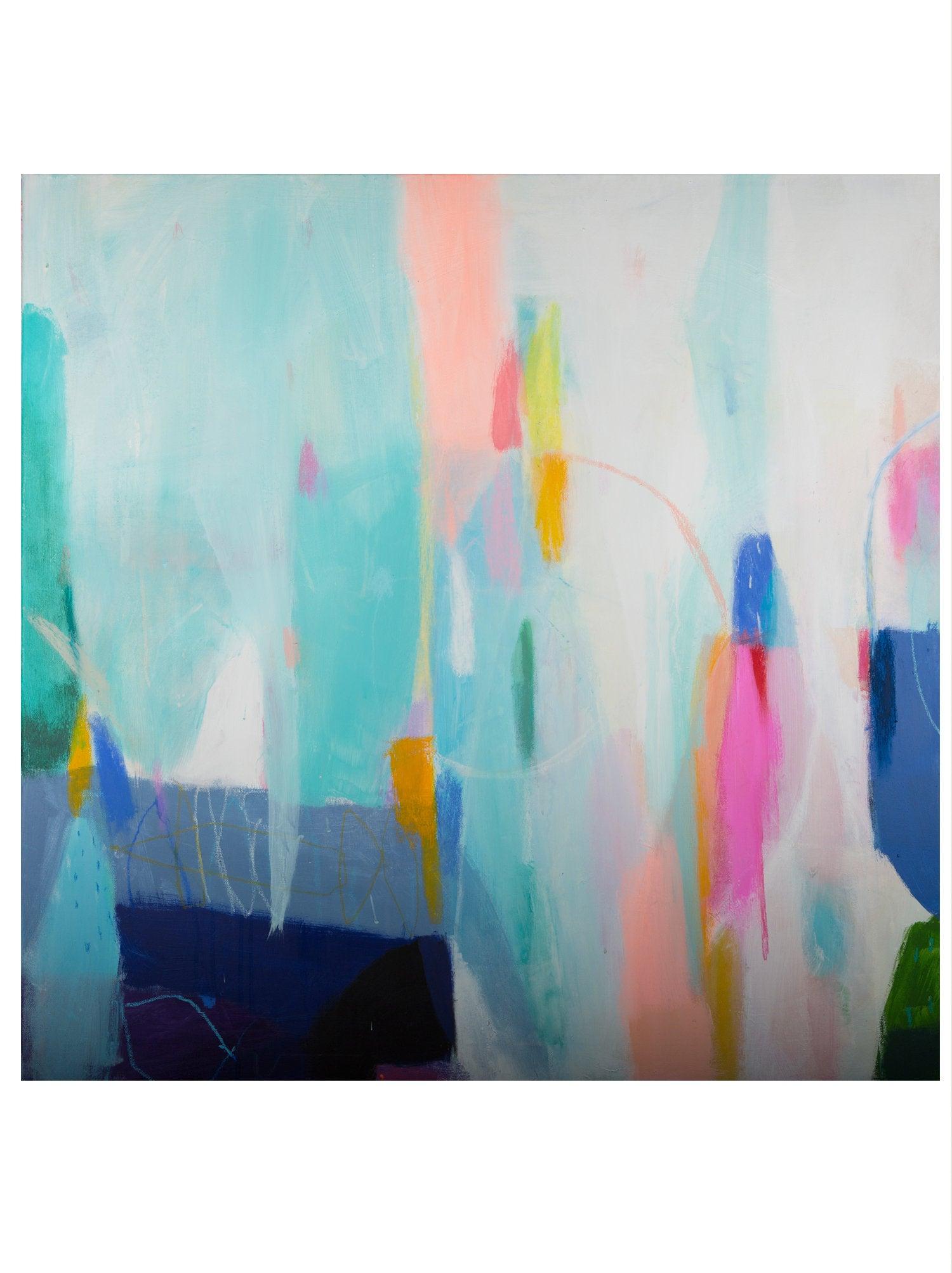 original abstract painting, abstract colorful painting modern, original acrylic abstract art, abstract modern wall art - camilomattis.com