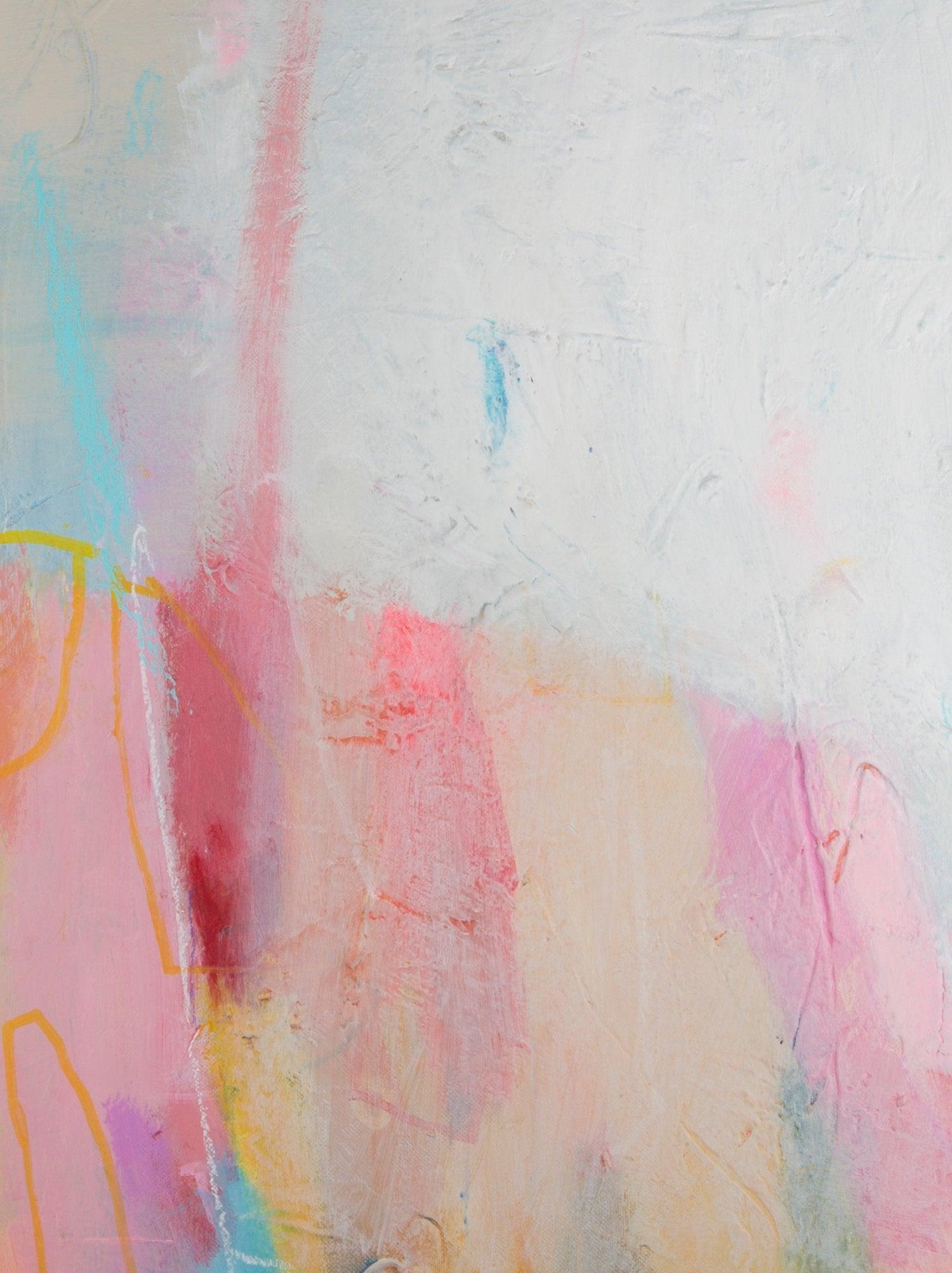 Nature abstract painting, abstract art, original wall art painting, modern wall art by Camilo Mattis - camilomattis.com