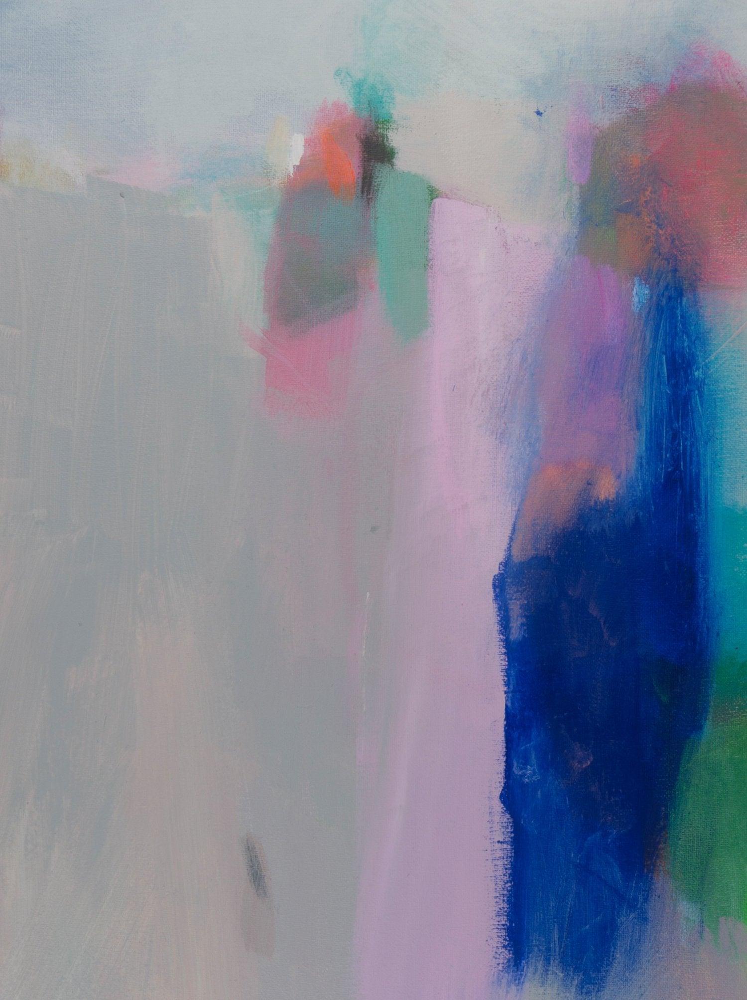 Original abstract Landscape painting colorful painting, contemporary art, geometric art, by Camilo Mattis - camilomattis.com