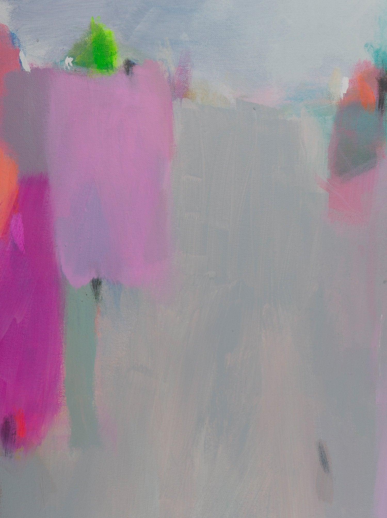 Original abstract Landscape painting colorful painting, contemporary art, geometric art, by Camilo Mattis - camilomattis.com