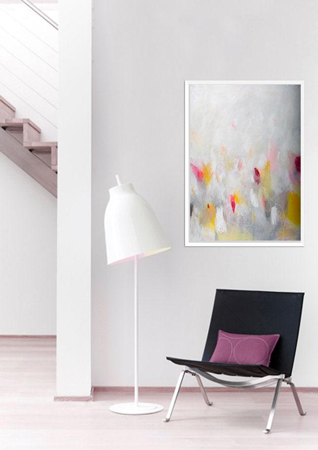 Acrylic Abstract Painting Colorful Wall Art, abstract wall art, geometric abstract art, by CamiloMattis - camilomattis.com