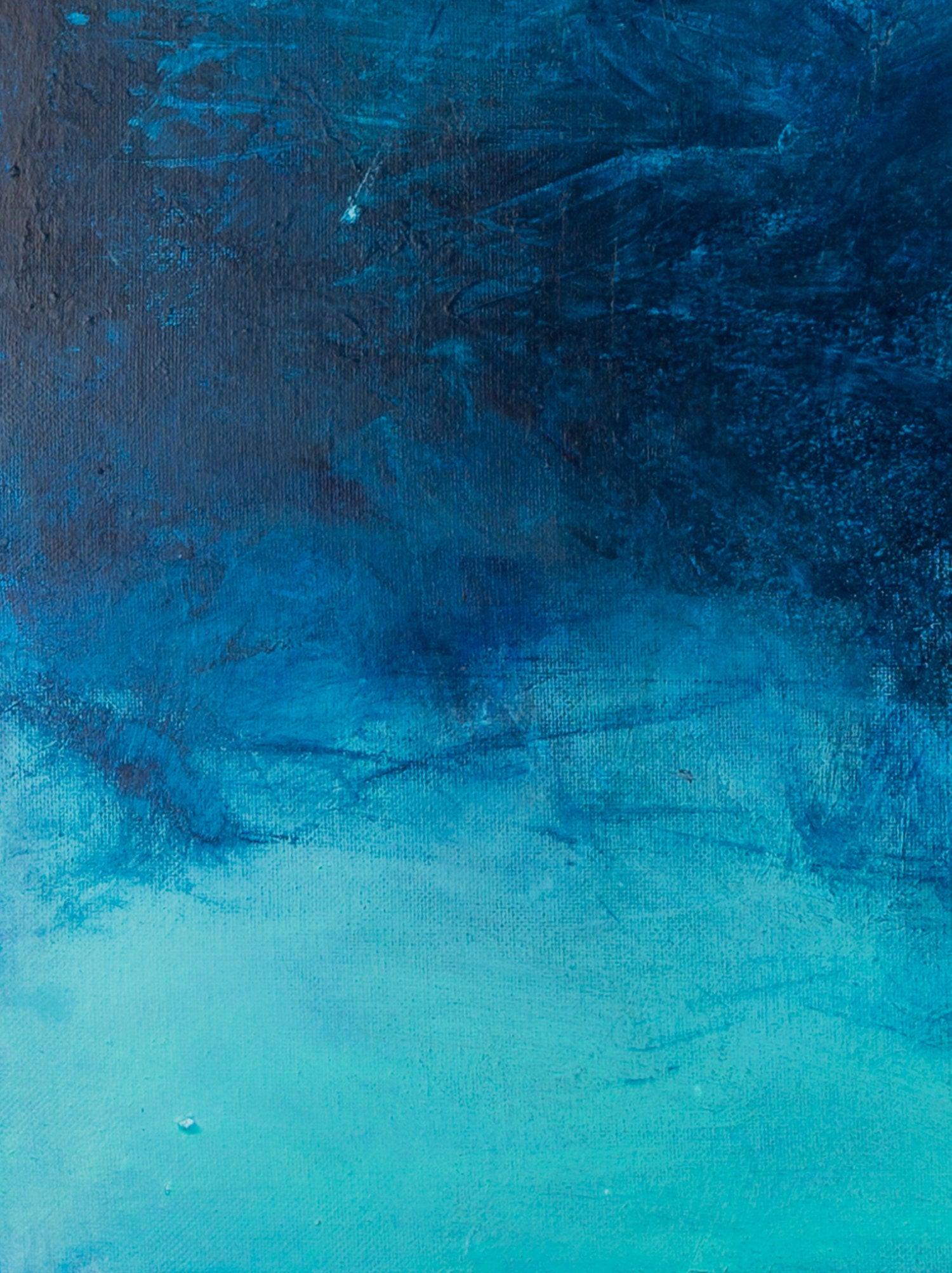 Blue ocean wall art decor, Canvas art abstract painting, Canvas painting, Colorful Abstract Art Acrylic painting by Camilo Mattis - camilomattis.com