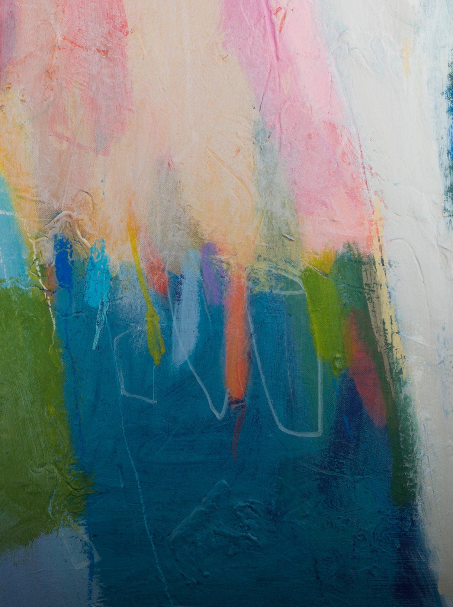 Nature abstract painting, abstract art, original wall art painting, modern wall art by Camilo Mattis - camilomattis.com
