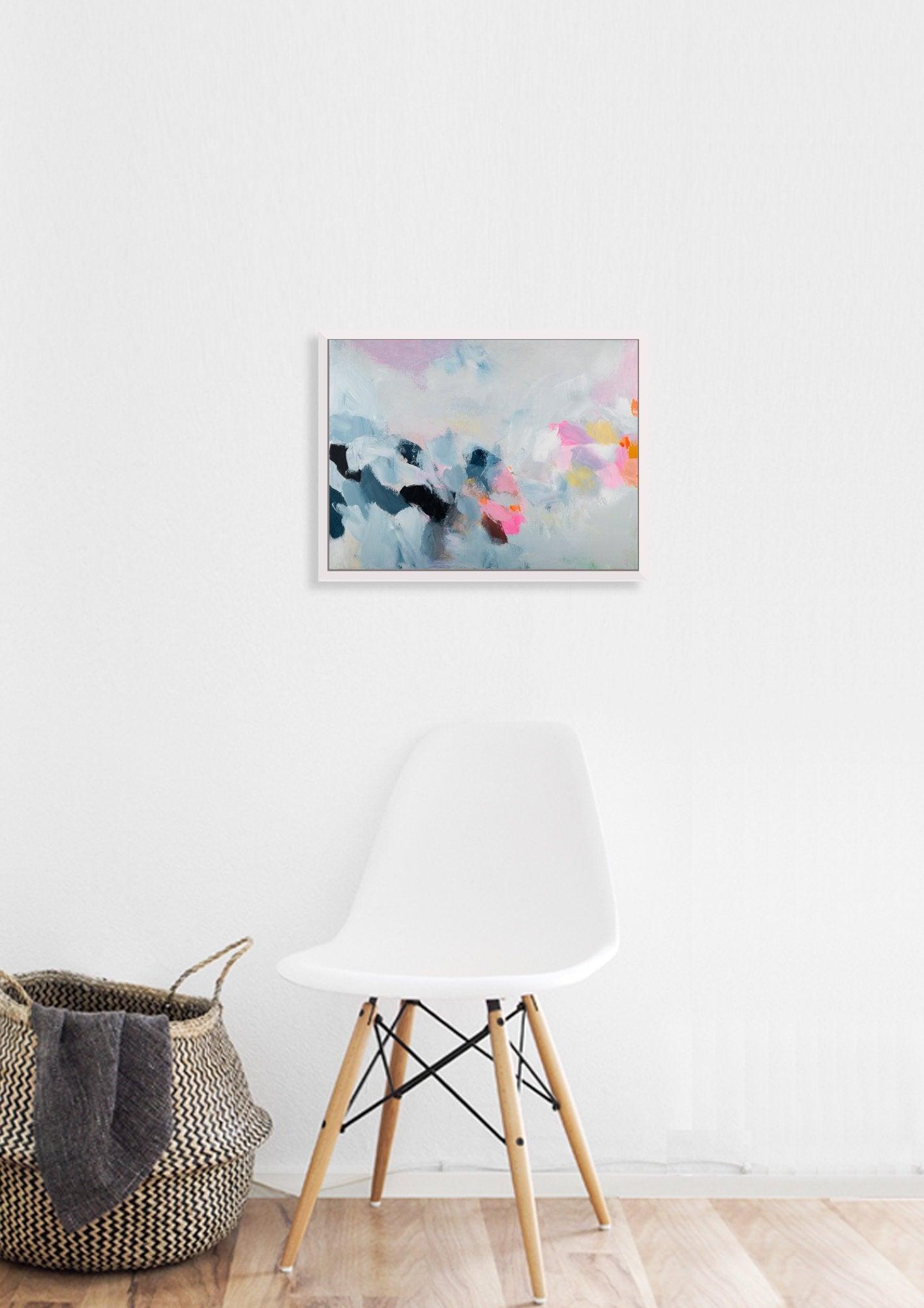 abstract painting, print abstract black and white art print abstract canvas art by Camilo Mattis - camilomattis.com