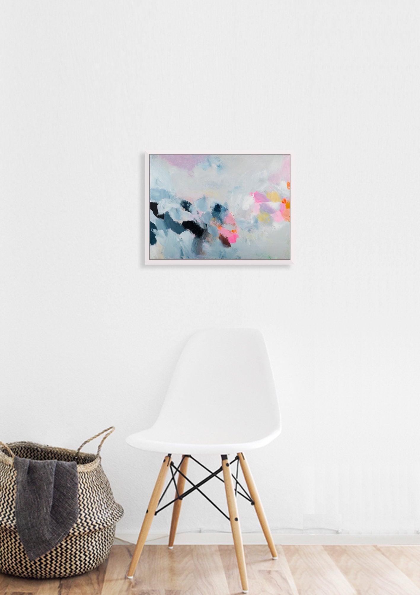 abstract painting, print abstract black and white art print abstract canvas art by Camilo Mattis - camilomattis.com