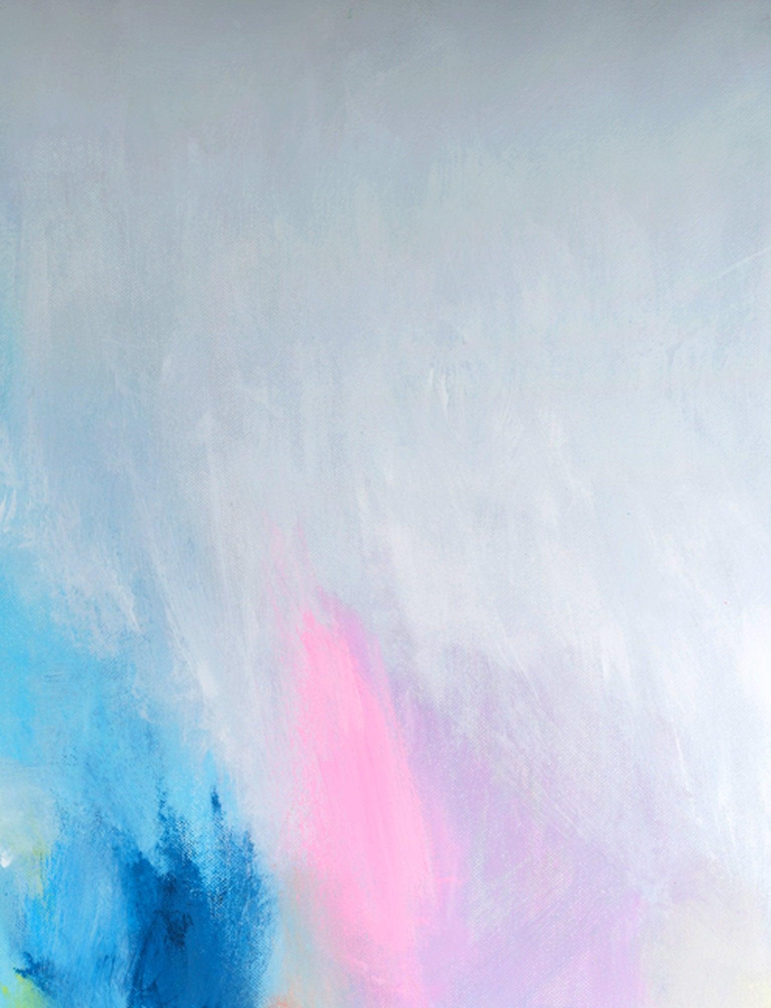 Blue wall art print abstract painting print apartment decor art print teal blue art print by Camilo Mattis - camilomattis.com