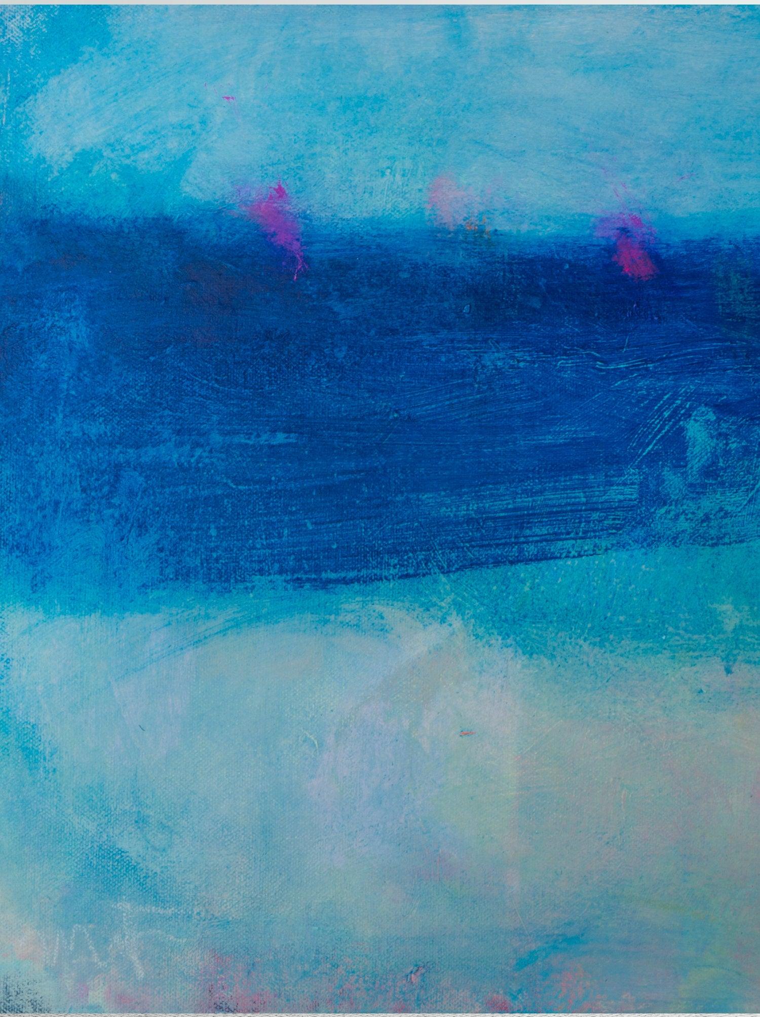 Blue abstract art Coastal wall decor beach wall decor ocean painting ocean decor nautical wall art by Camilo Mattis - camilomattis.com