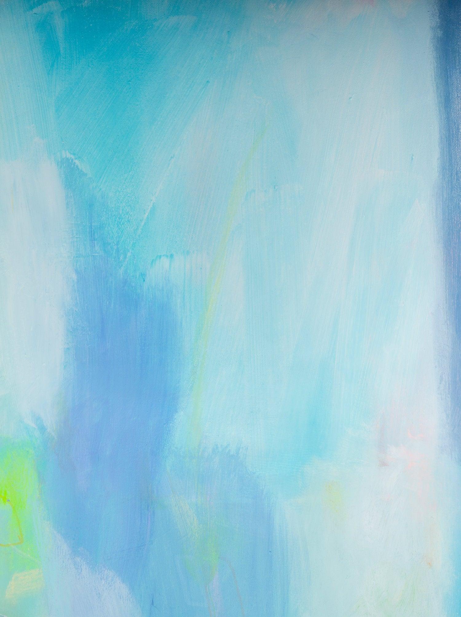 Abstract print, large modern wall art, abstract painting print, blue wall decor, living room wall art, Camilo Matis - camilomattis.com