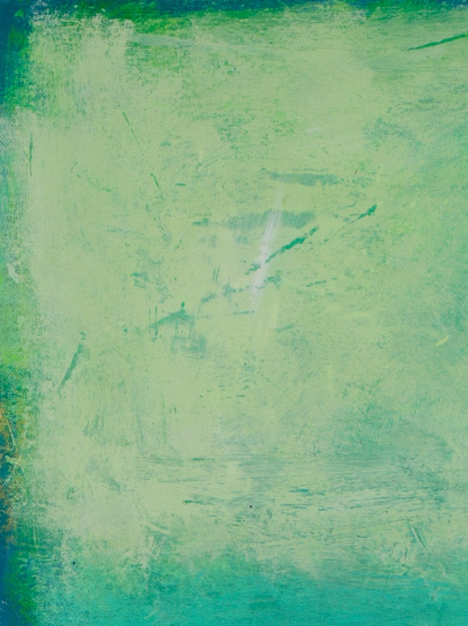 Green Abstract Landscape Painting Blue and Turquoise Original Painting on Canvas Contemporary Abstract Art Wall Decor Texture Painting - camilomattis.com