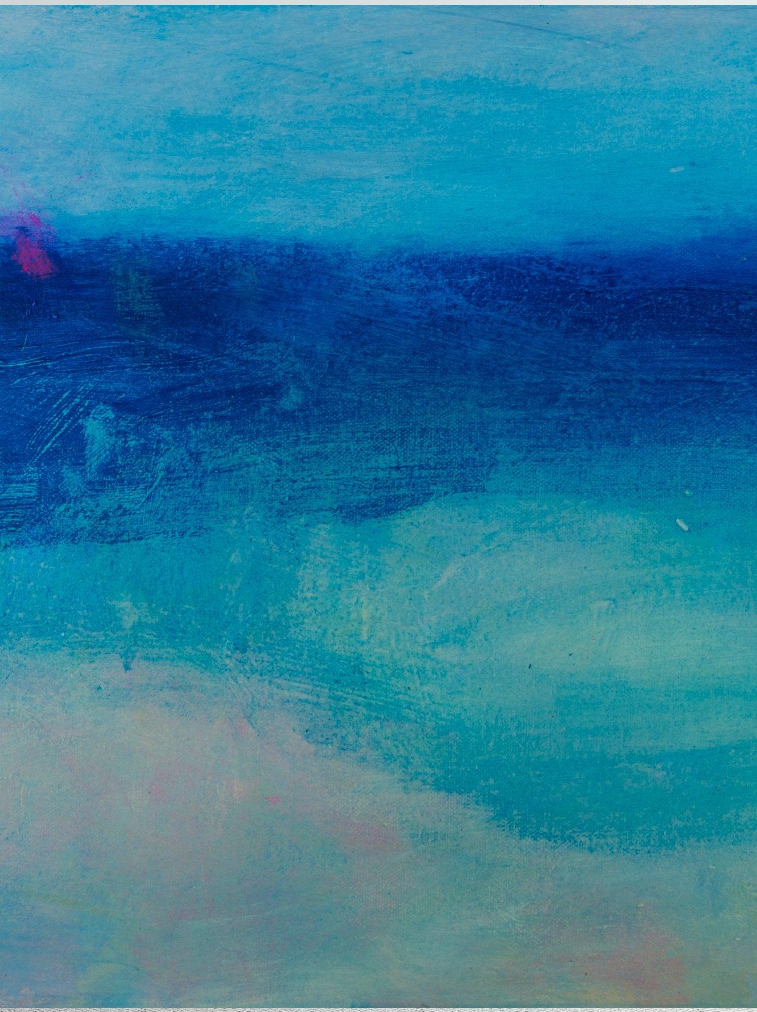 Blue abstract art Coastal wall decor beach wall decor ocean painting ocean decor nautical wall art by Camilo Mattis - camilomattis.com