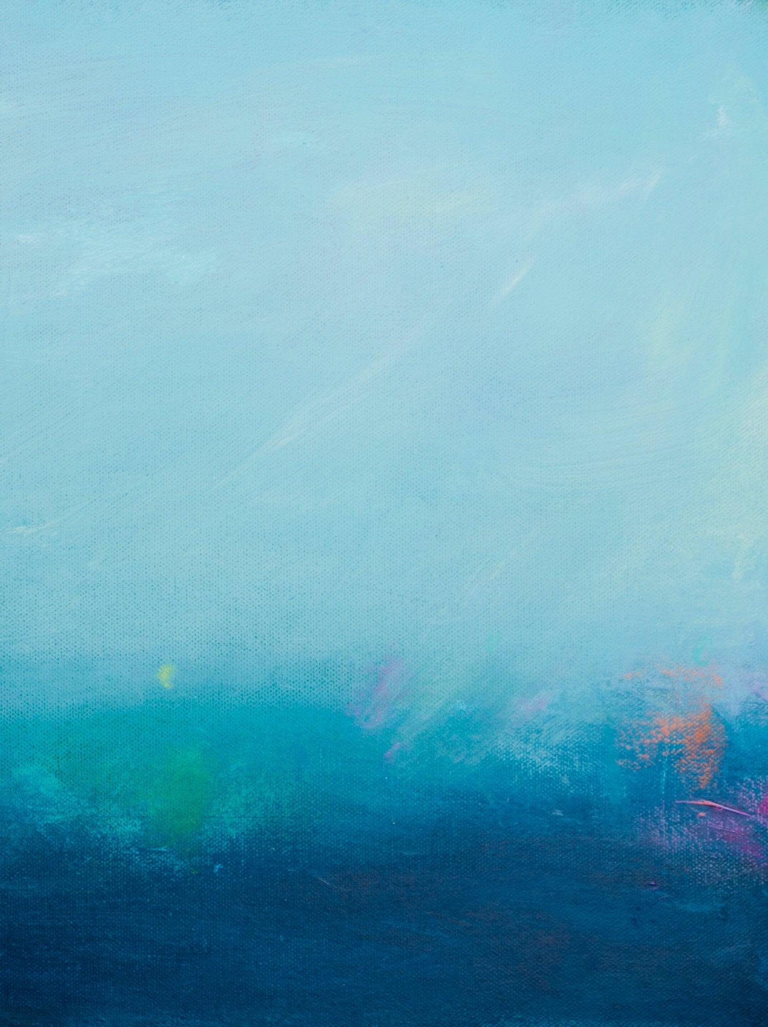 Coastal wall art wave painting ocean painting original seascape painting Camilo Mattis - camilomattis.com