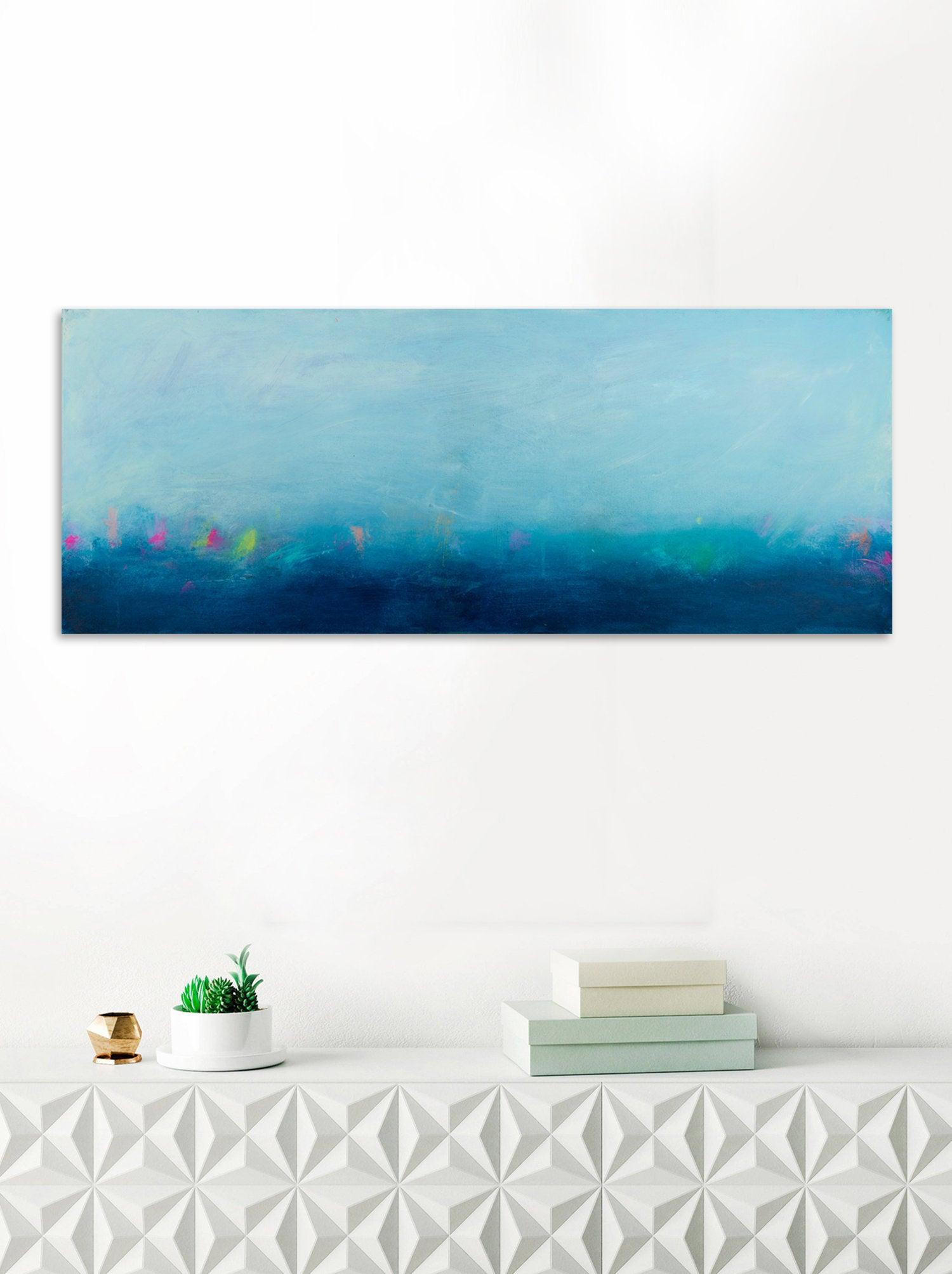 Coastal wall art wave painting ocean painting original seascape painting Camilo Mattis - camilomattis.com