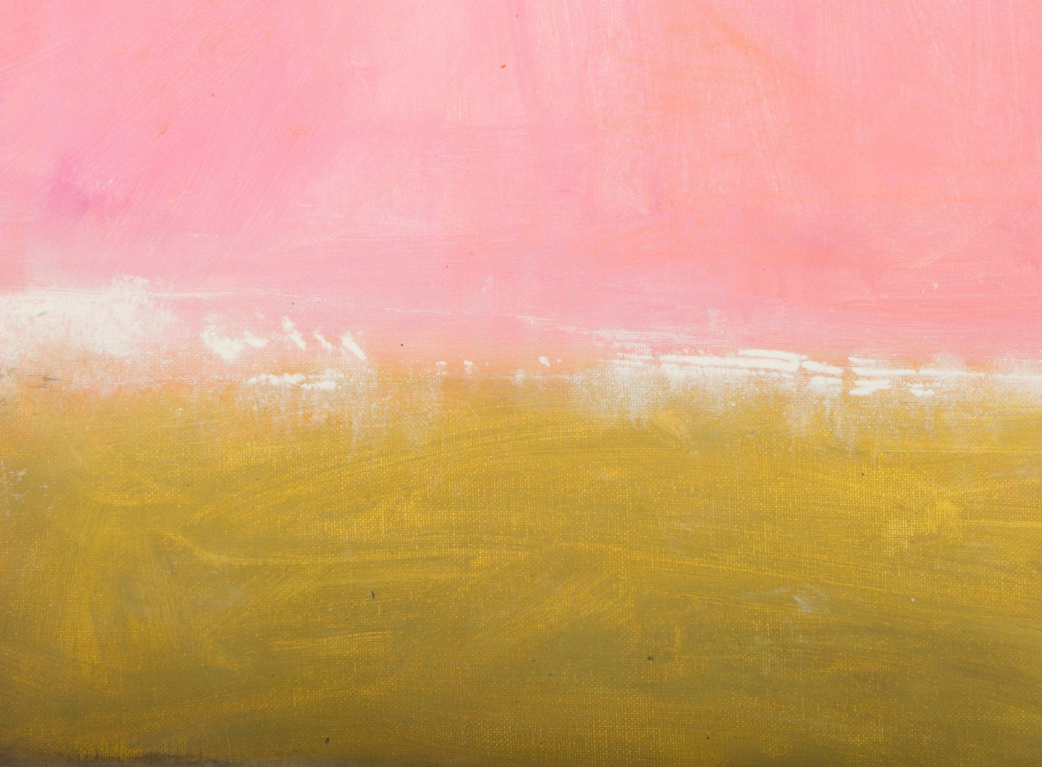 Pink and yellow extra large wall art, Pink minimalist wall art contemporary art by Camilo Mattis - camilomattis.com