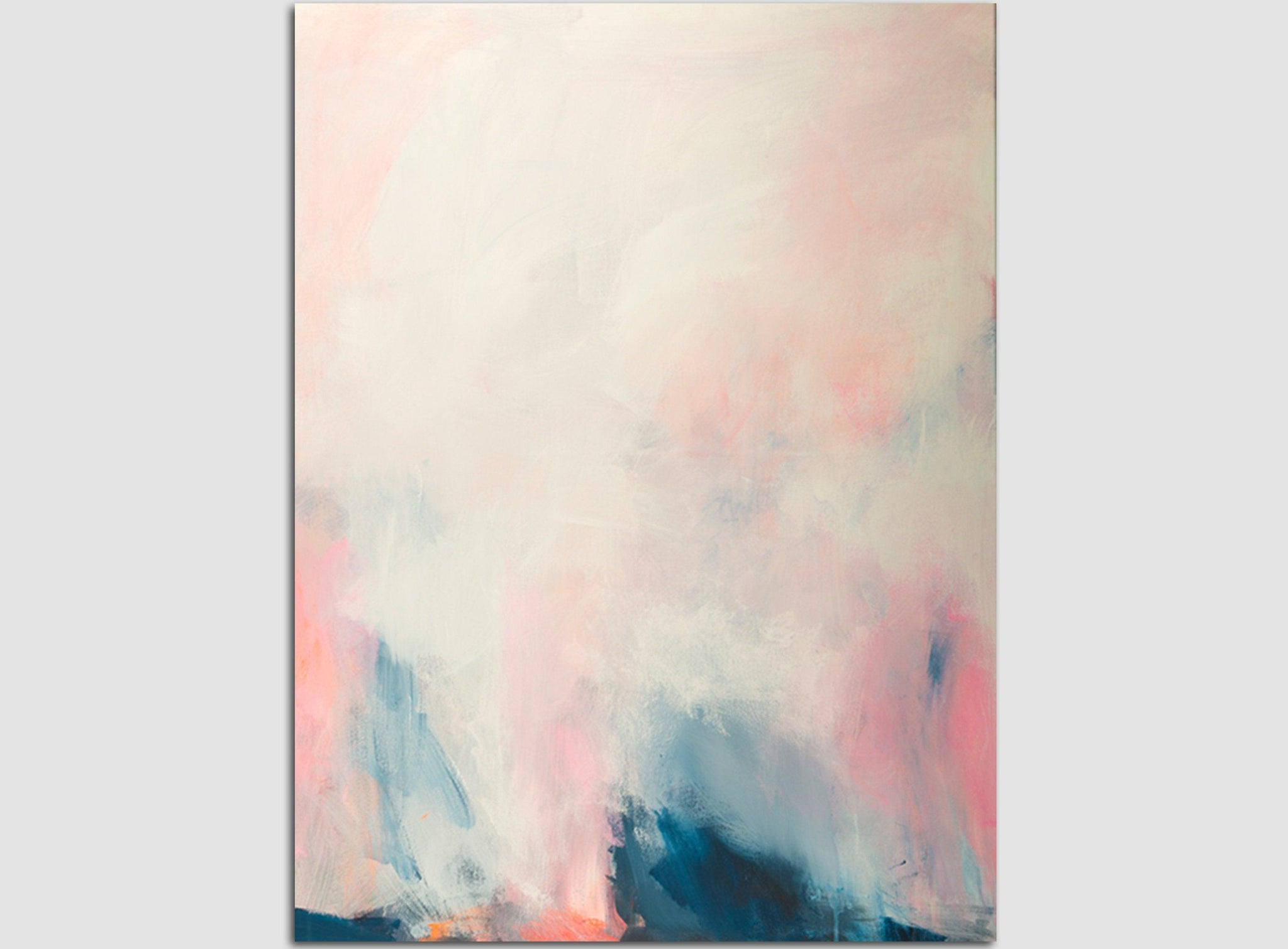Pink and blue extra large wall art set, Modern Wall Art, Set of 2 Prints, Bedroom Decor, Zen Wall Art, Abstract Wall Art by Camilo Mattis - camilomattis.com