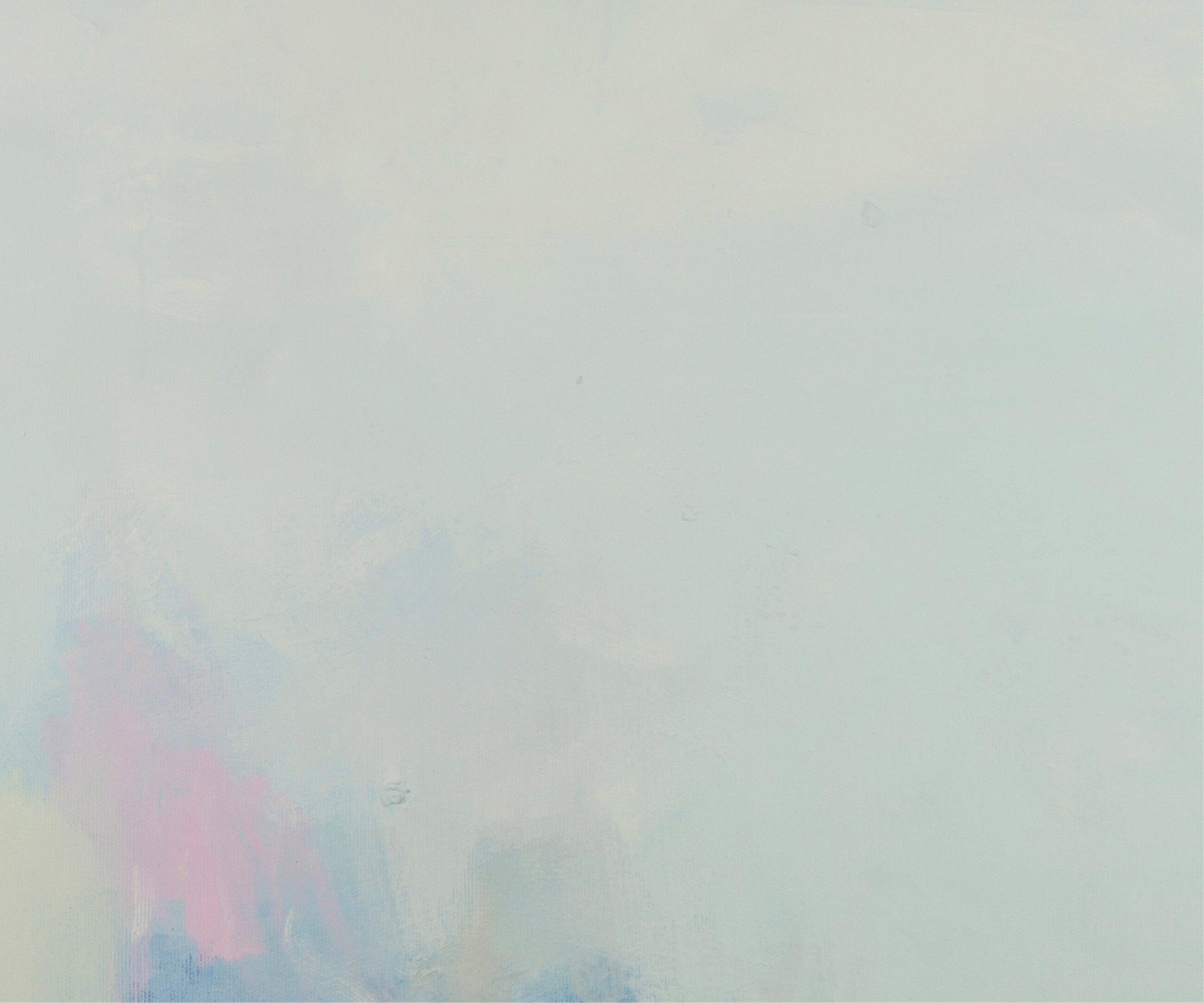 Light blue ocean cloud painting tale landscape original painting seascape painting on canvas by Camilo Mattis - camilomattis.com