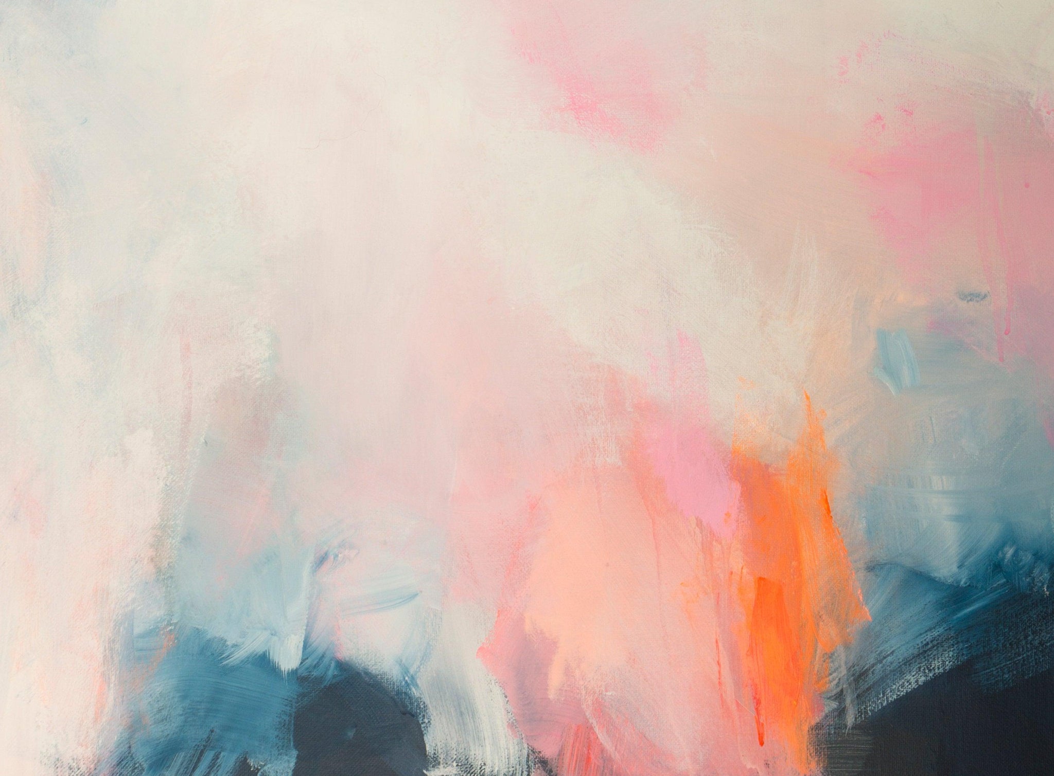Pink and blue extra large wall art set, Modern Wall Art, Set of 2 Prints, Bedroom Decor, Zen Wall Art, Abstract Wall Art by Camilo Mattis - camilomattis.com
