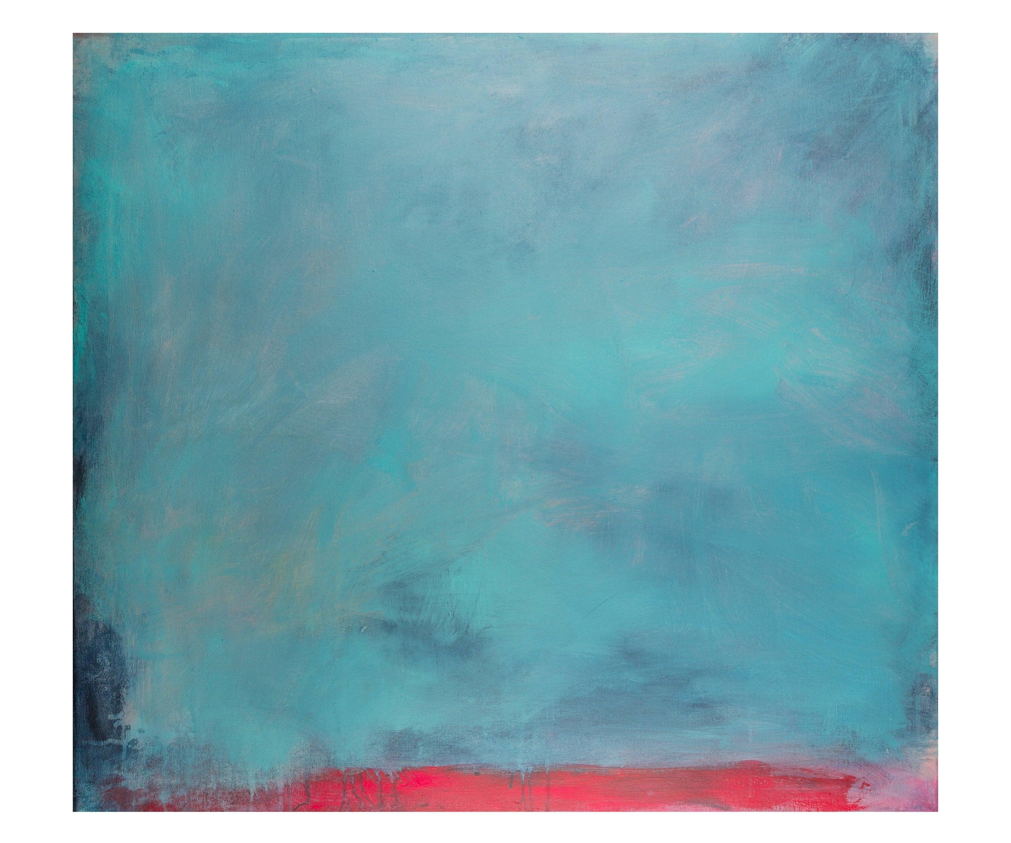 extra large blue painting landscape art original painting on canvas blue sky painting by Camilo Mattis - camilomattis.com