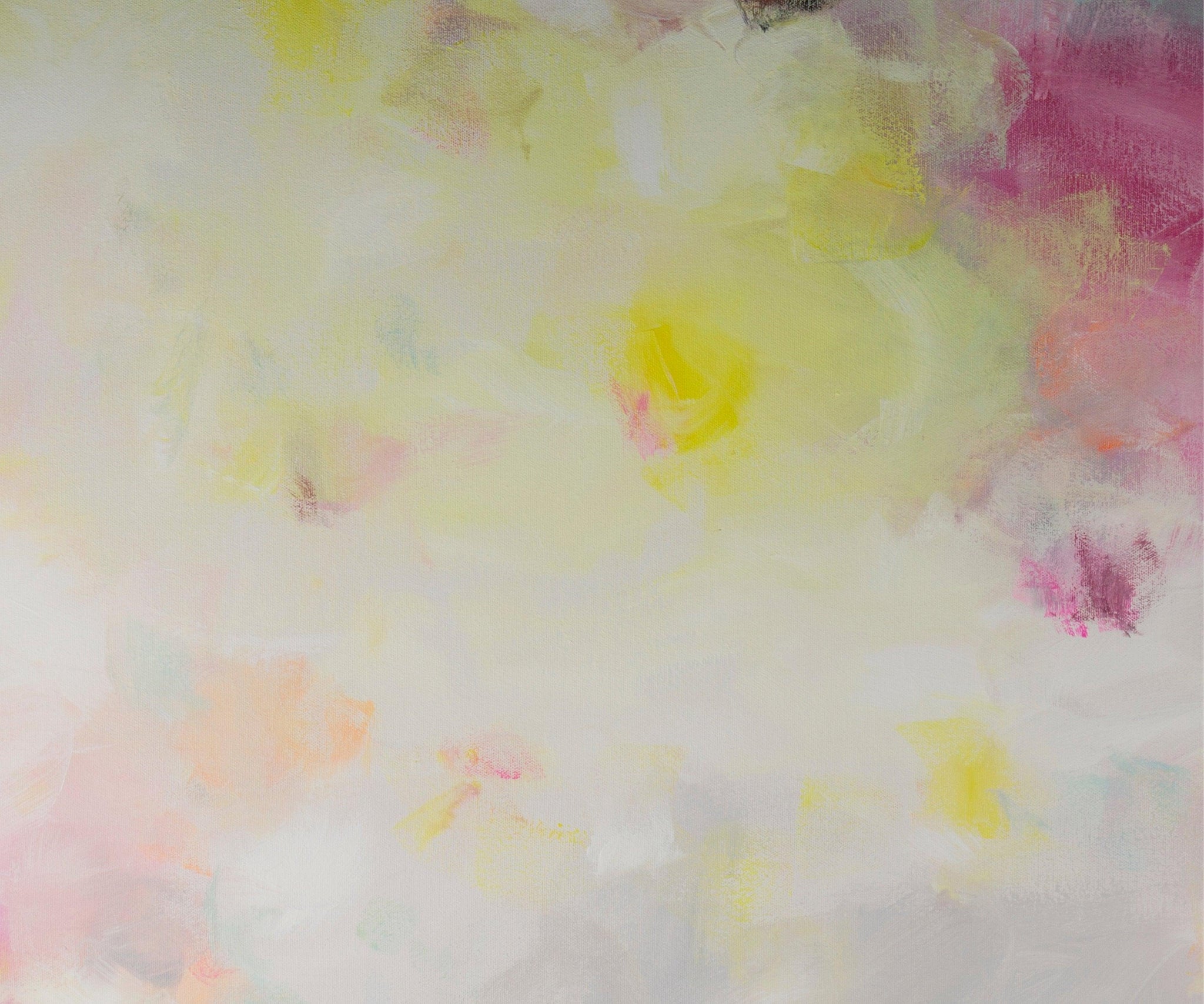 Extra large modern pink wall art, Landscape print, large abstract painting print, pink and yellow painting, acrylic abstract painting - camilomattis.com