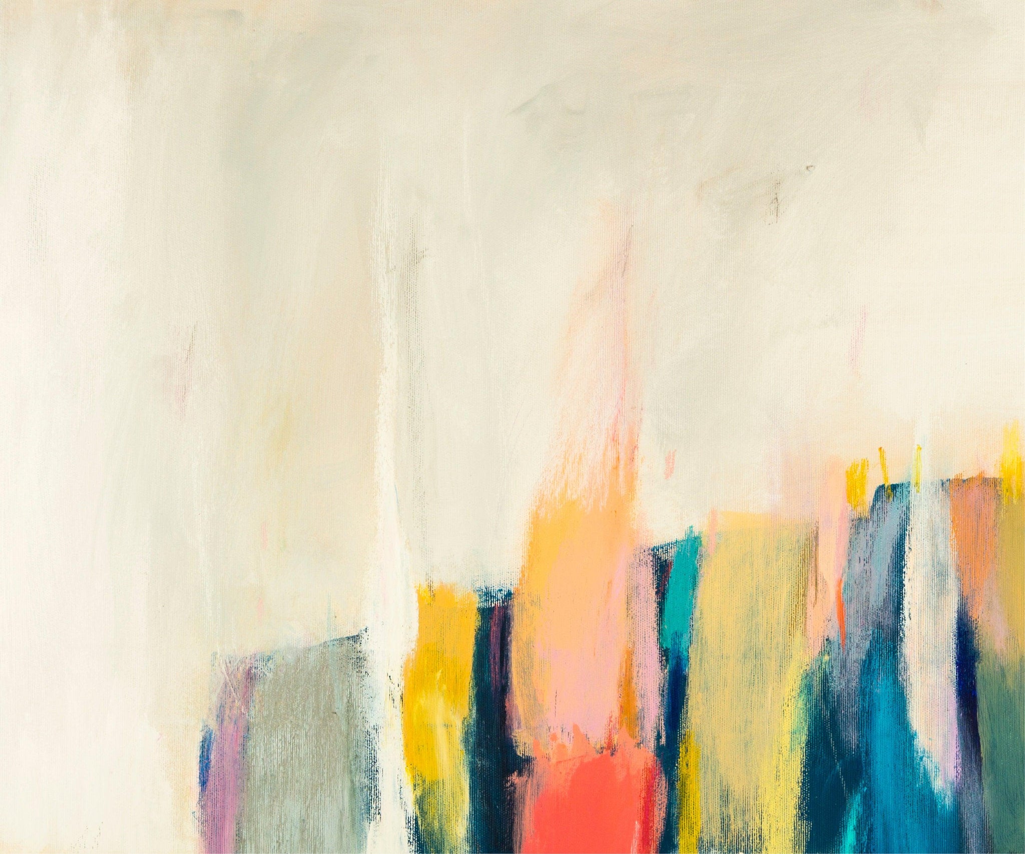 Colorful abstract painting, canvas painting, large wall art, abstract canvas art by Camilo Mattis - camilomattis.com
