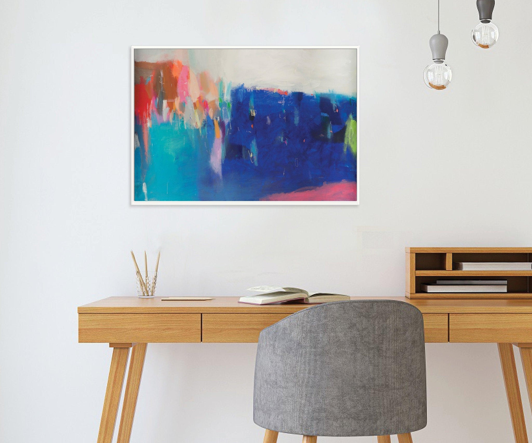 Seascape wall art print italy wall art print coastal decor Travel Wall Art Positano print by Camilo Mattis - camilomattis.com