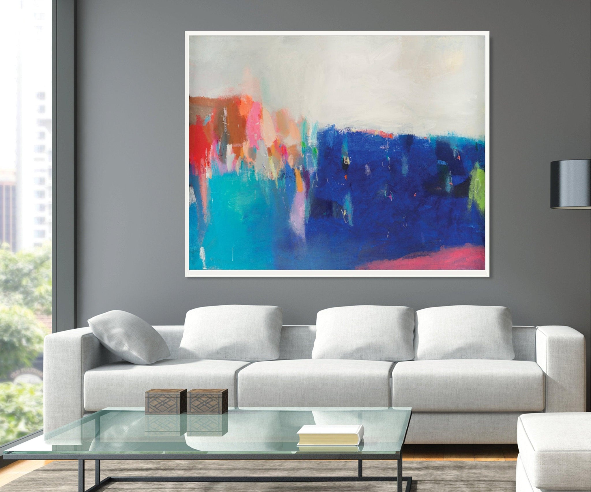 Seascape wall art print italy wall art print coastal decor Travel Wall Art Positano print by Camilo Mattis - camilomattis.com